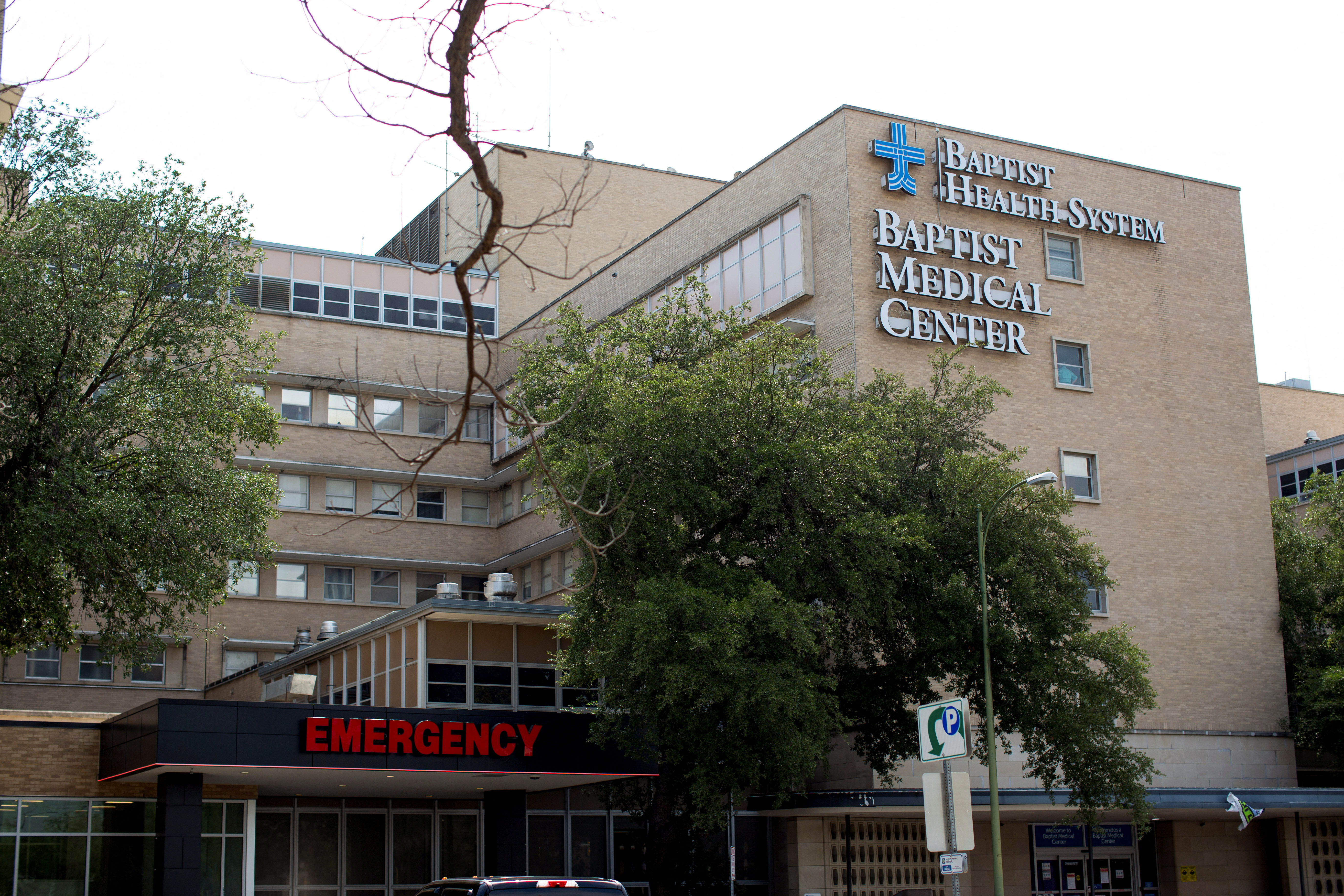 El hospital donde reciben tratamiento (REUTERS/Kaylee Greenlee Beal)