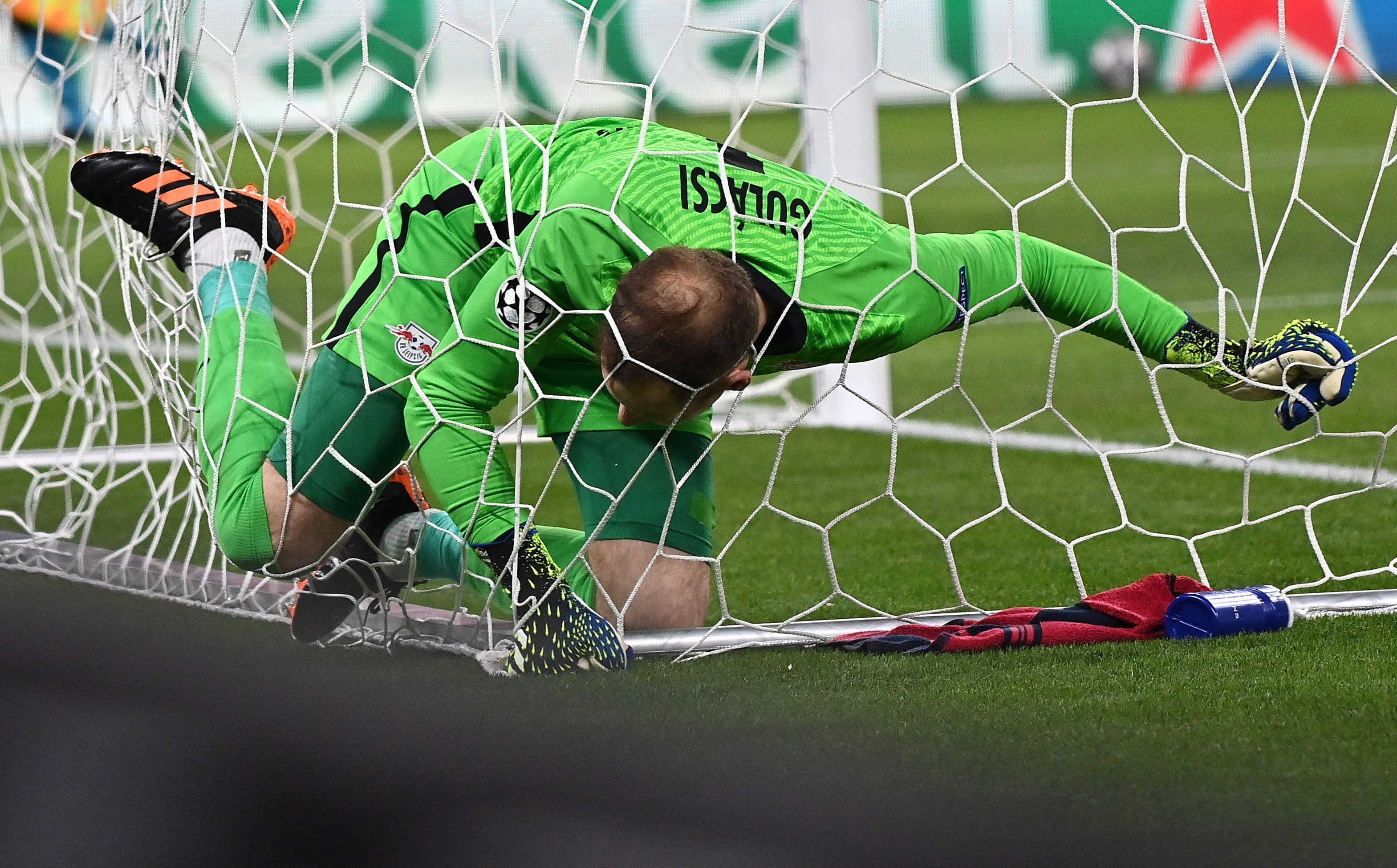 El resúmen del segundo tiempo del Leipzig: dos goles regalados y sin poder reaccionar (Foto: EFE)
