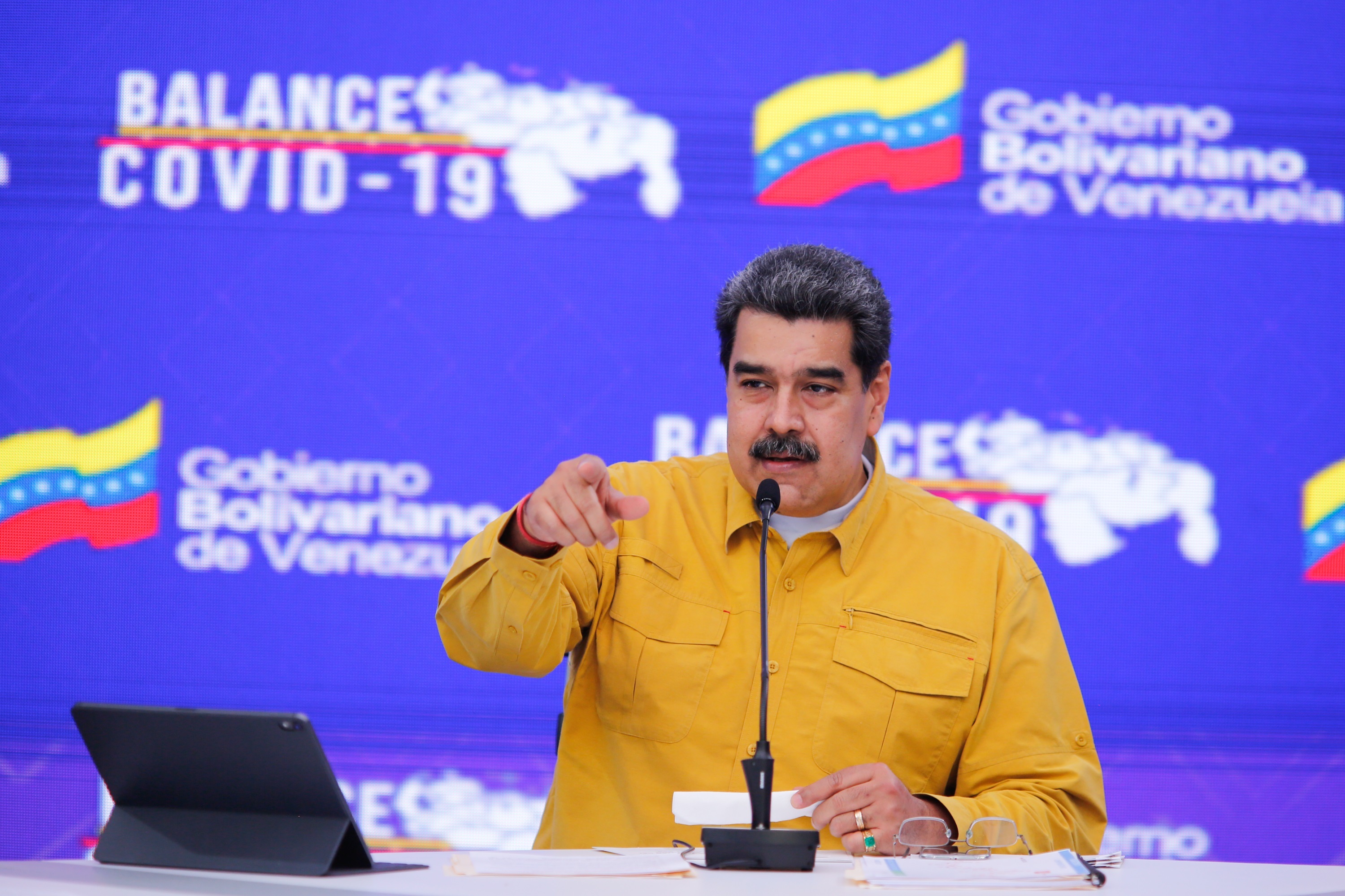 Fotografía de archivo cedida por la Prensa de Miraflores donde se observa al presidente venezolano, Nicolás Maduro. EFE/ Prensa Miraflores/Archivo
