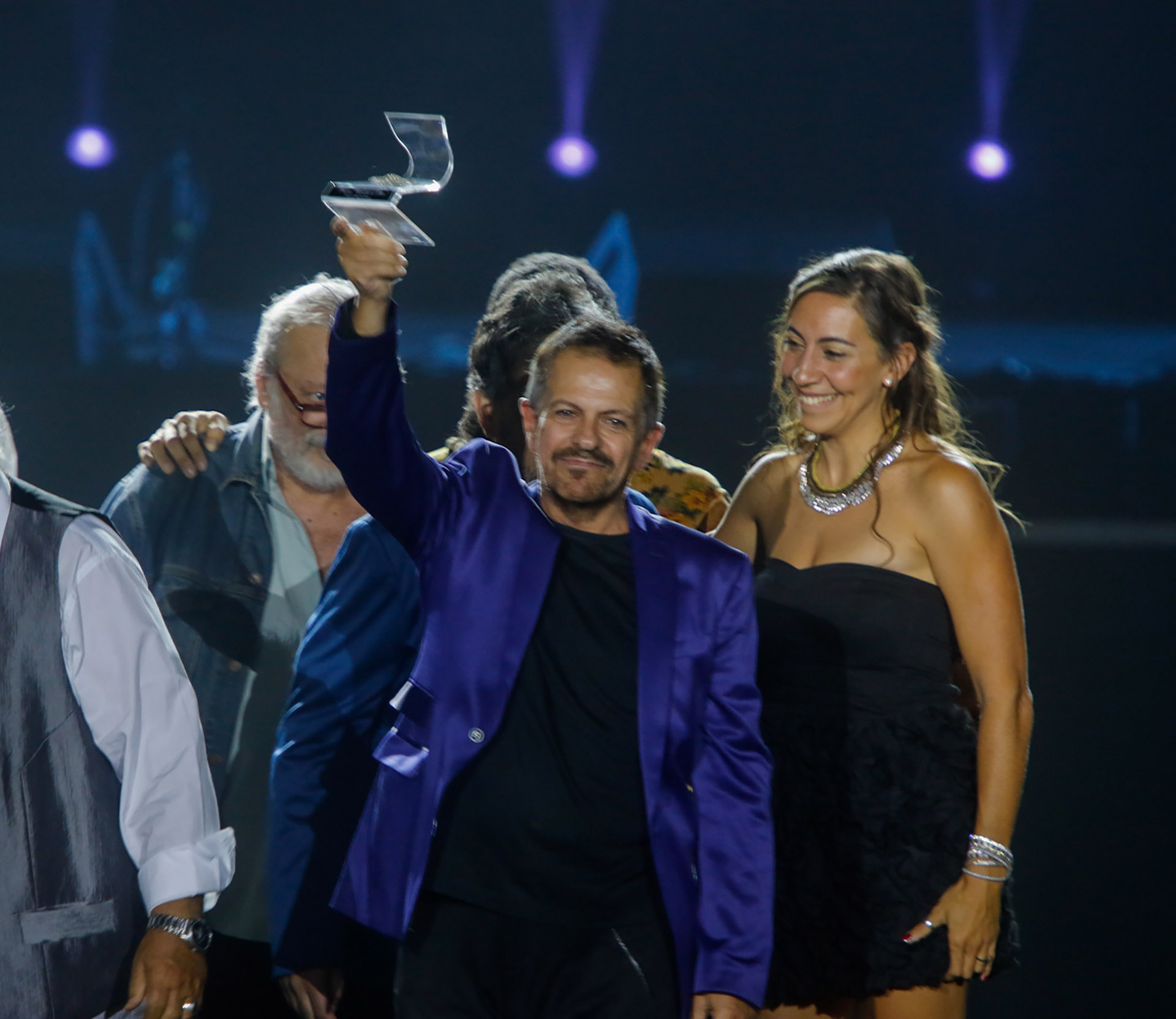 Guillermo Fernández fue el primer premiado de la noche por su espectáculo de tango. Fotos: Christian Heit