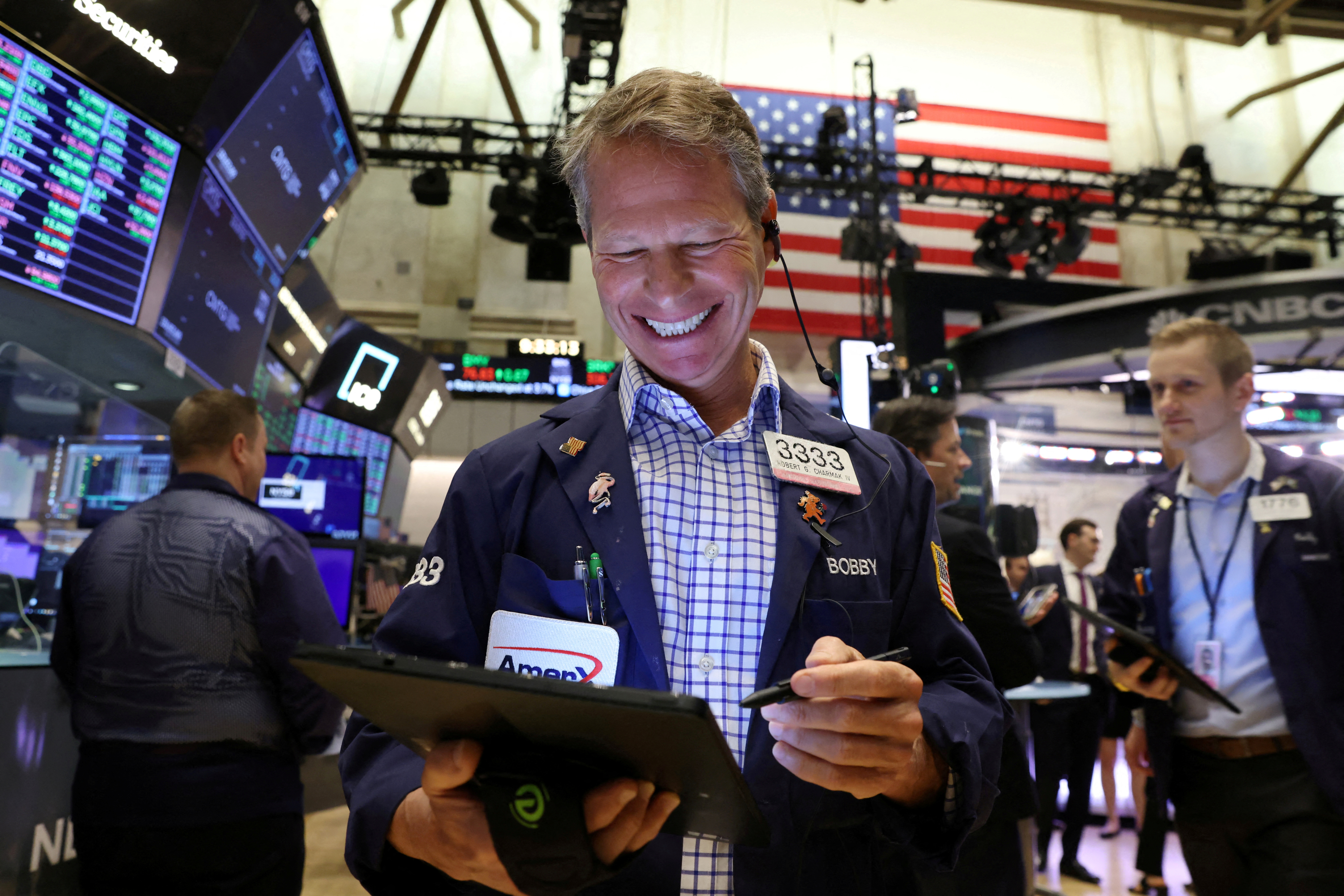 En Wall Street celebran una pausa en la tendencia vendedora.