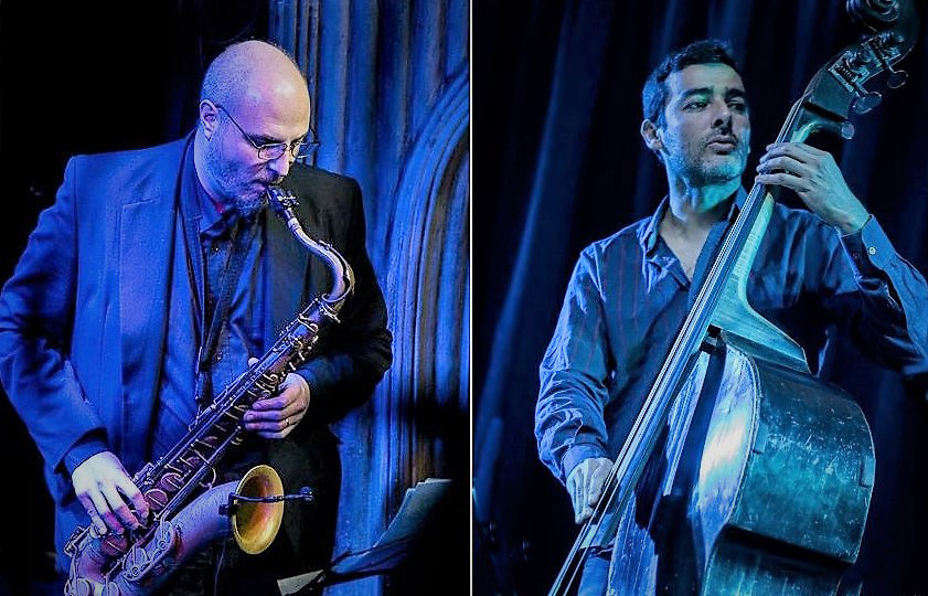 Martín Dellavedoba y Cristian Andrada, la pujanza del jazz cordobés (Foto: Dante Ascaino)