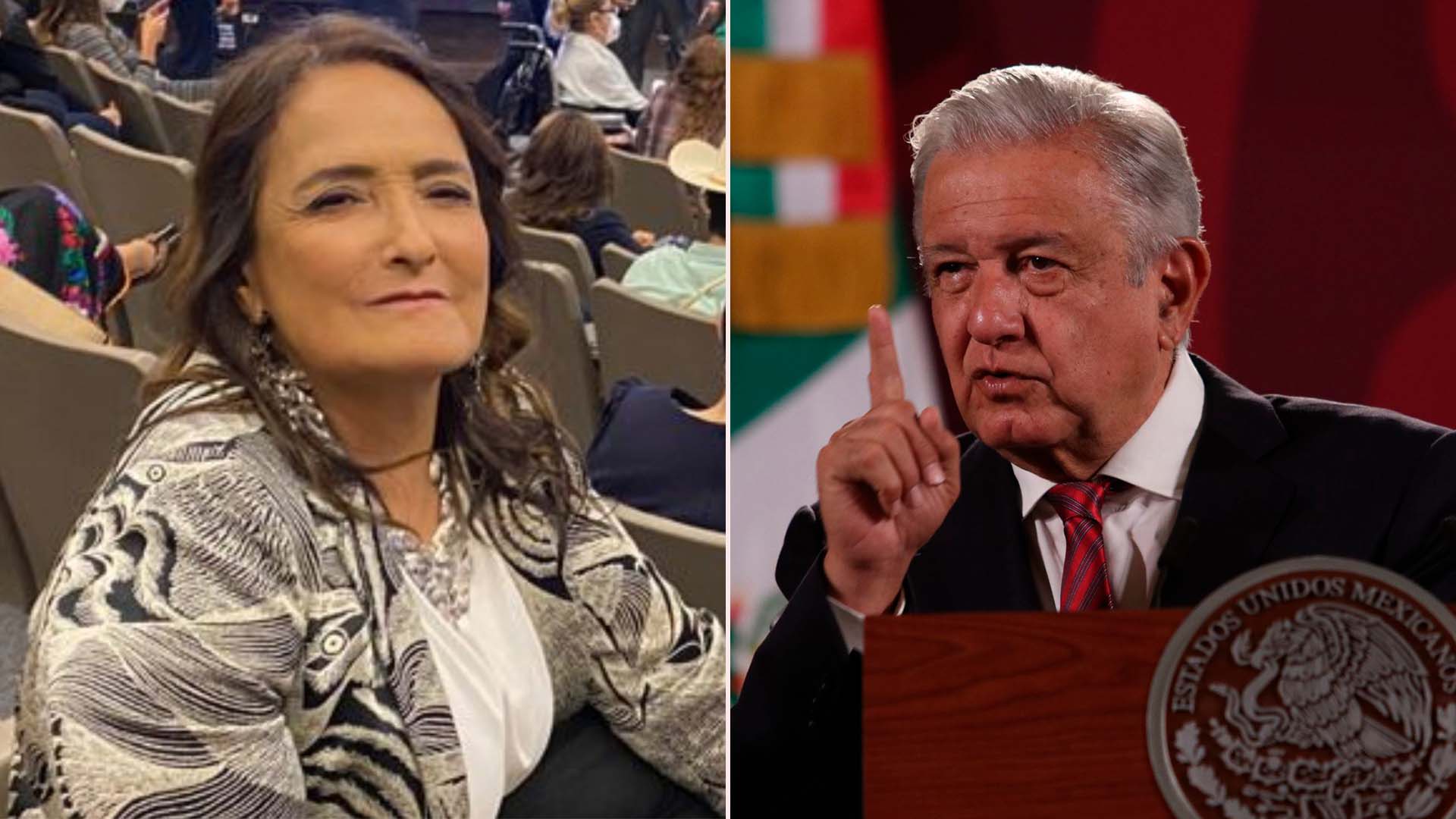 Patricia Armendáriz propuso a AMLO para recibir el Nobel de la Paz 2021 (Fotos: Twitter @PArmendarizMX/Cuartoscuro)