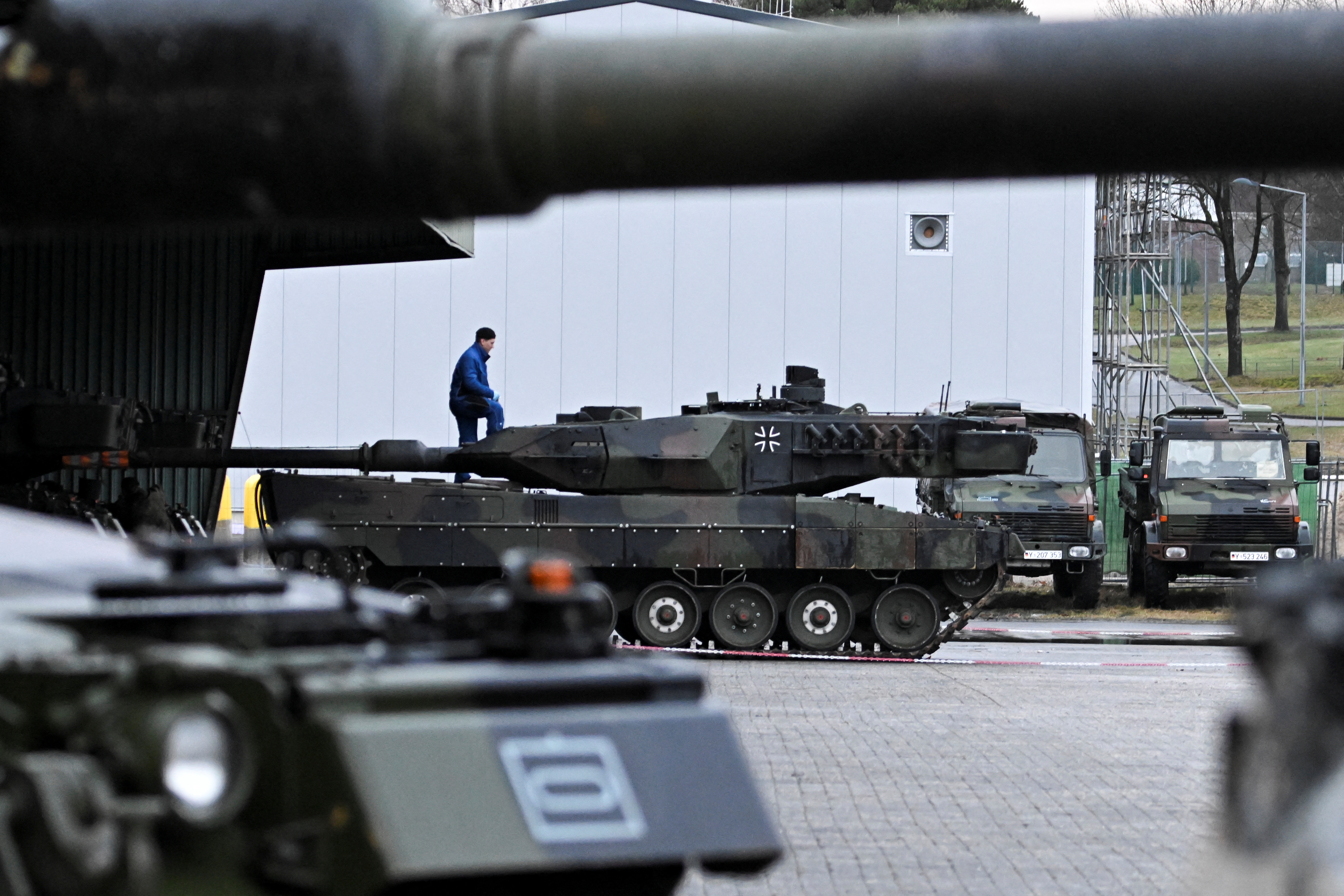 Ucrania pidió a Occidente los tanques Leopard para repeler la ofensiva de las tropas rusas (REUTERS/Benjamin Westhoff)