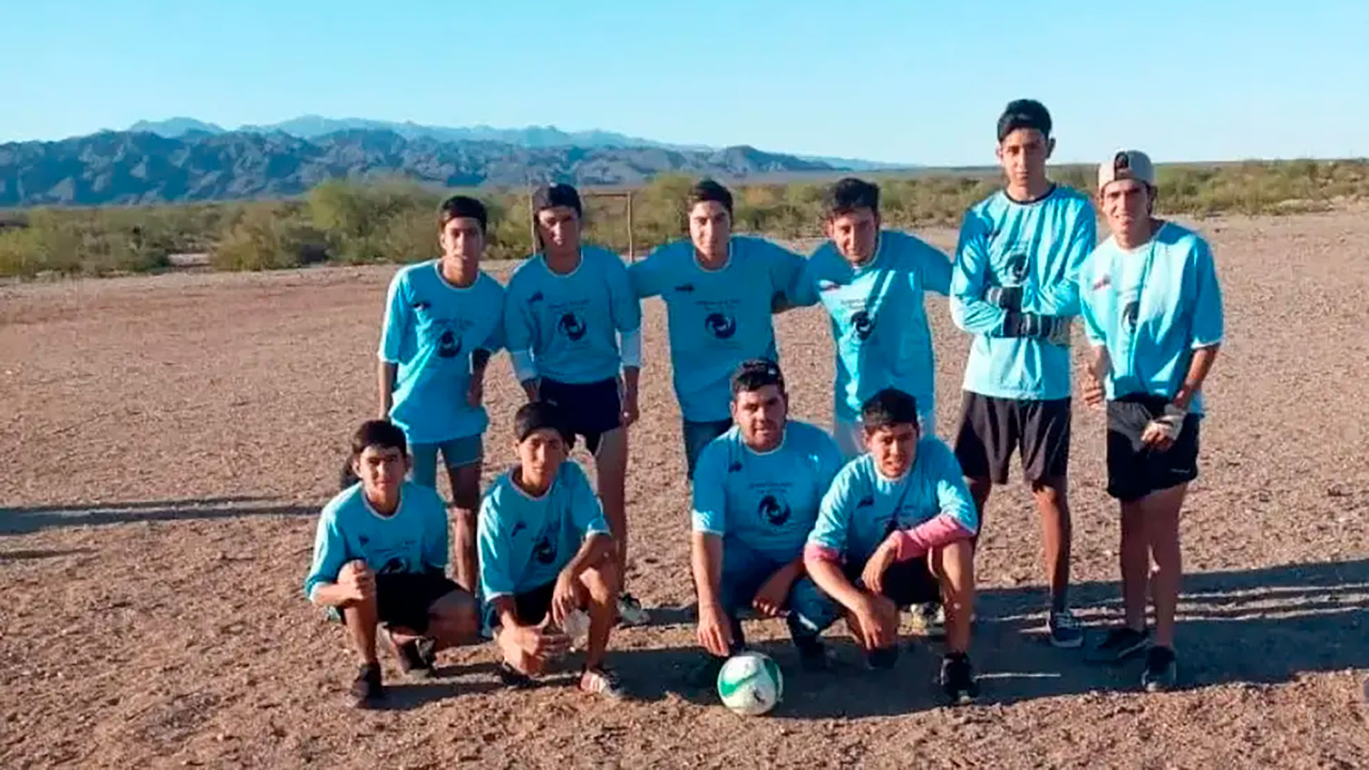 Sueñan con tener un club y ser parte de una liga de fútbol 