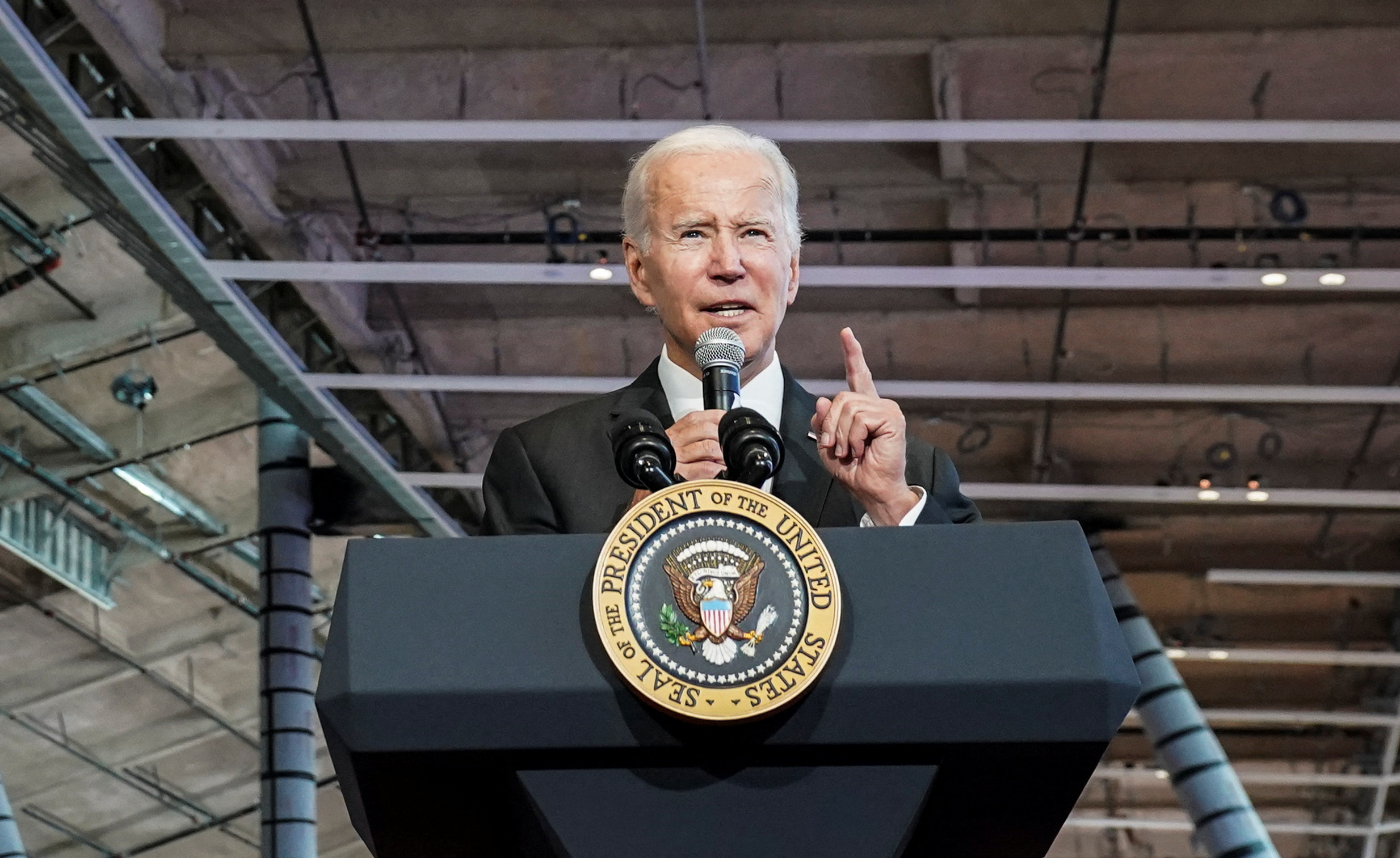 President Joe Biden (Reuters/Kevin Lamarck)
