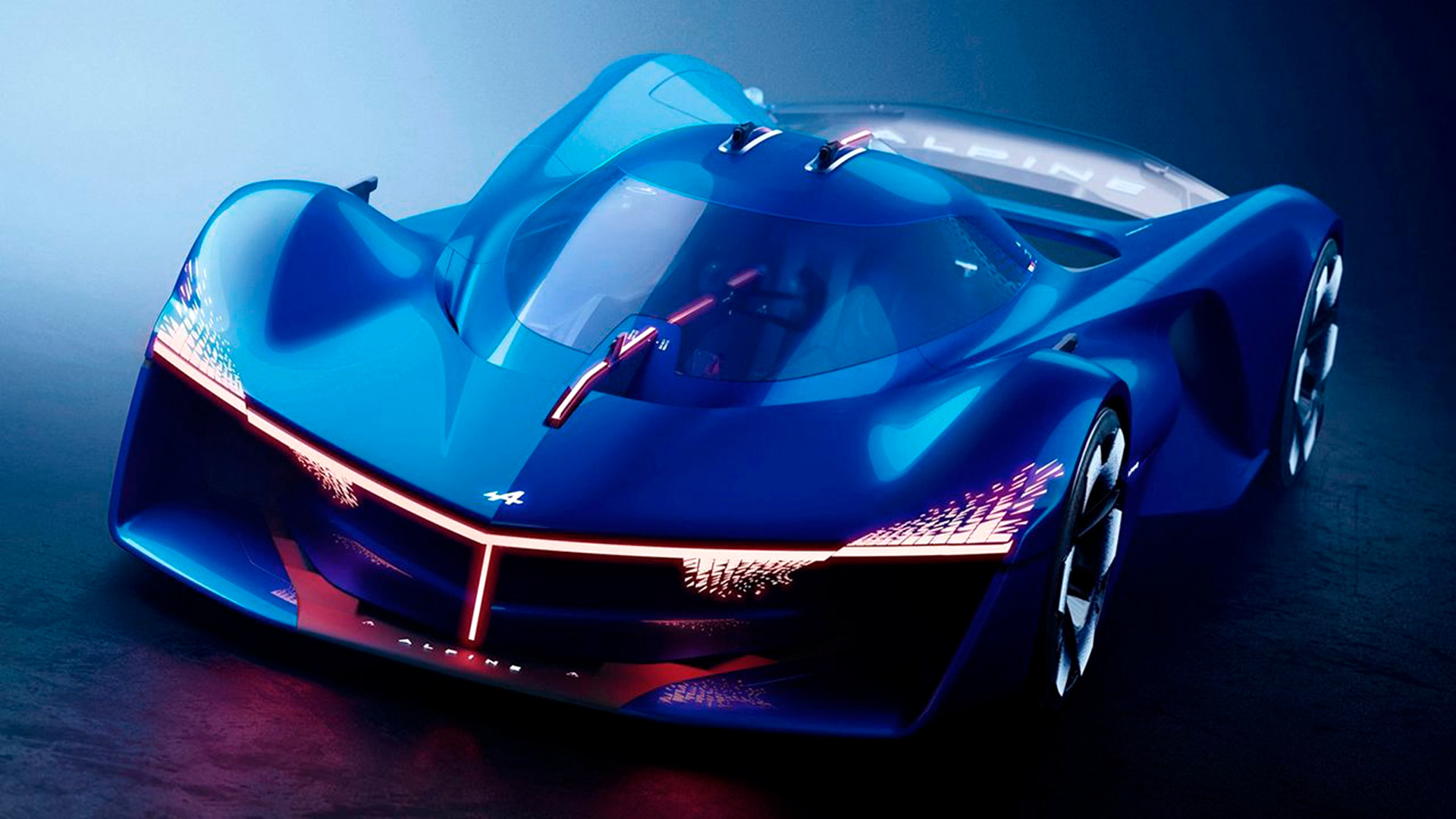El Alpine Alpenglow Concept es el fiel exponente de un auto del futuro que además de tecnología, apuesta por el hidrógeno