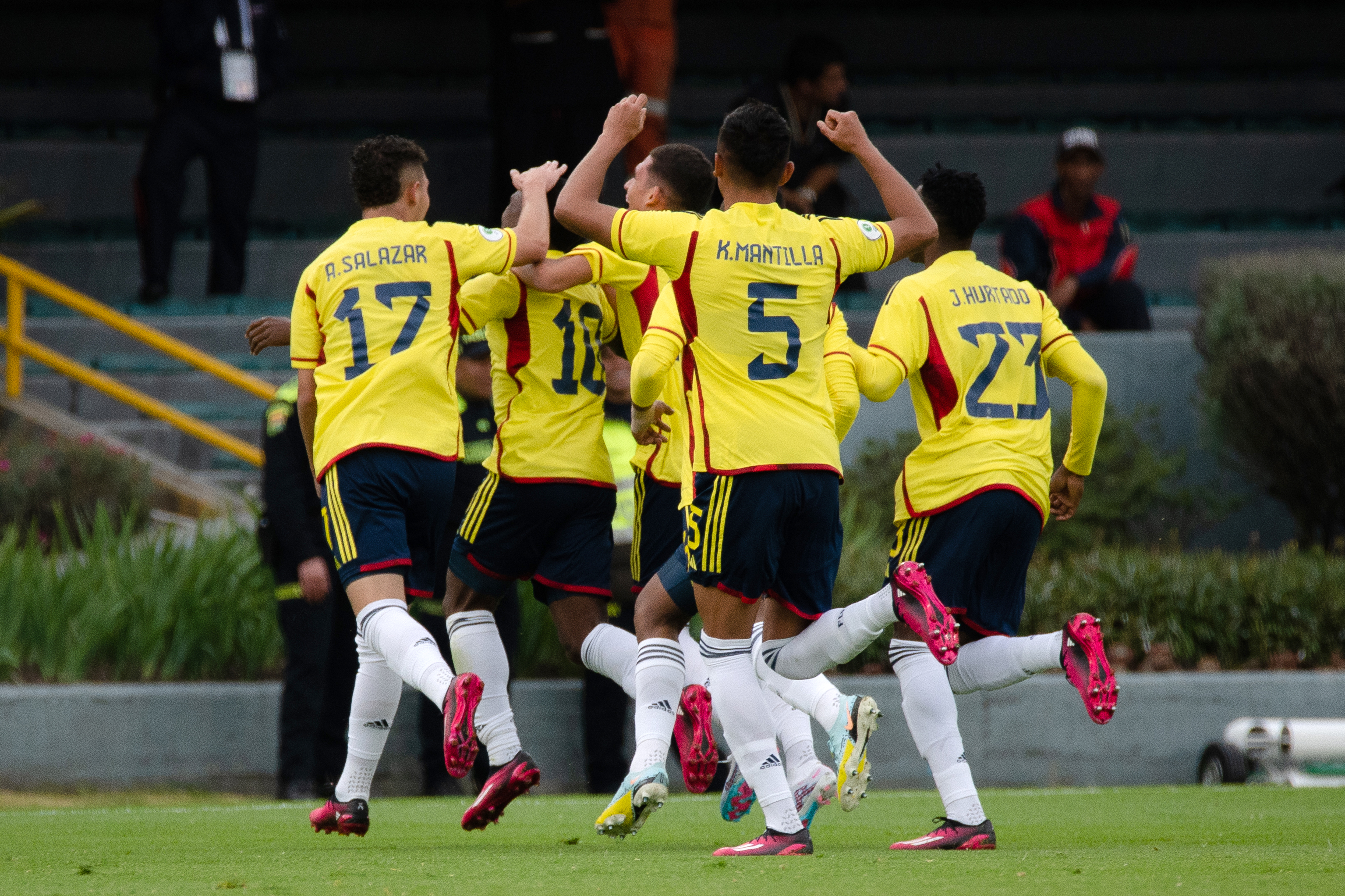 Estas son las figuras de la selección Colombia en el Sudamericano sub-20 que jugarán en la Liga BetPlay 2023