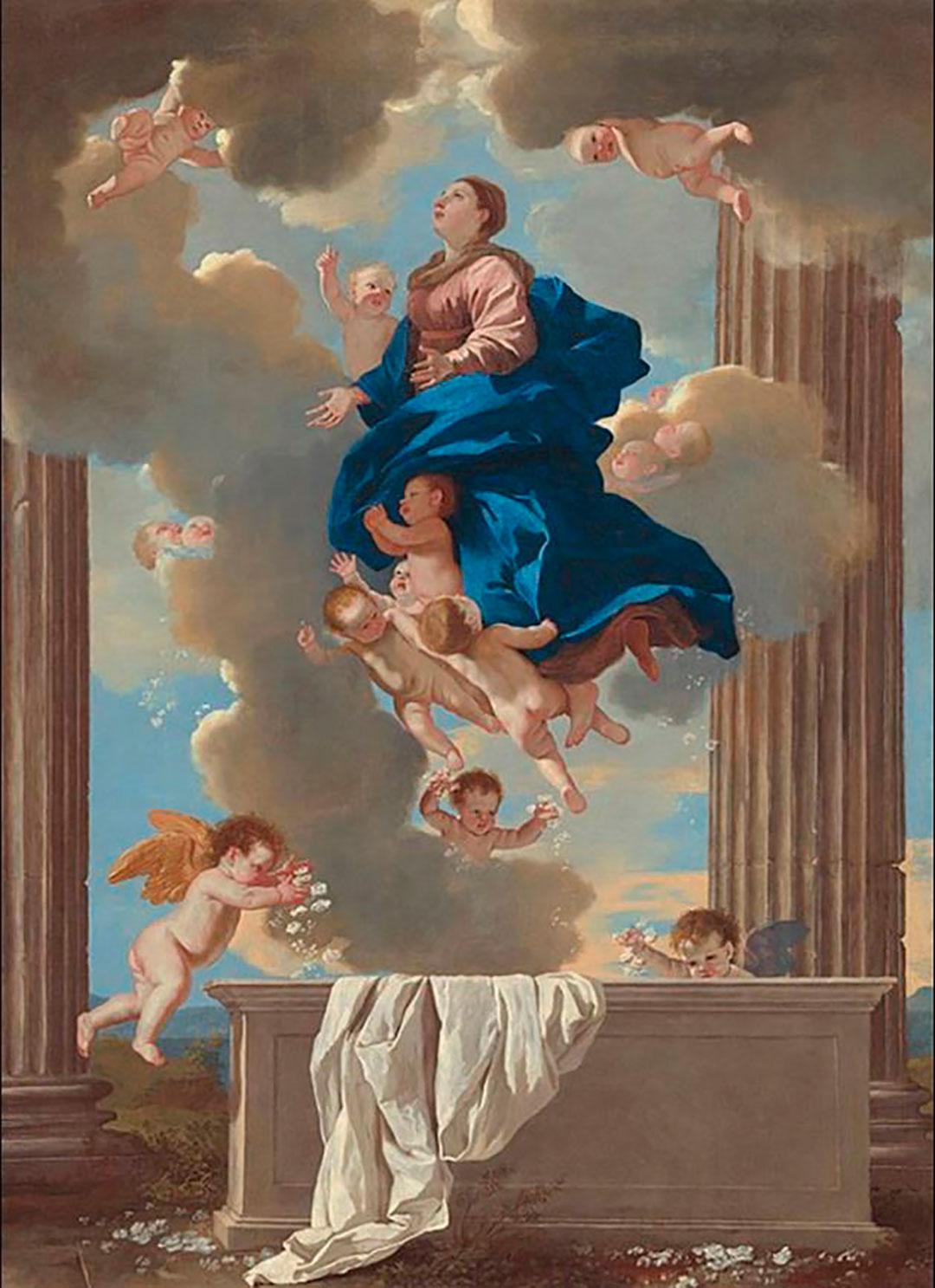 La Asunción de la Virgen María, obra de Nicolás Poussin