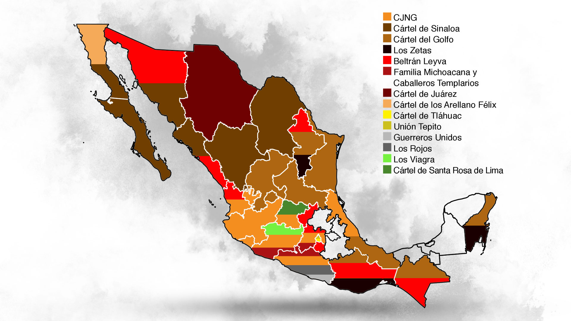 Sinaloa Cartel And Los Zetas