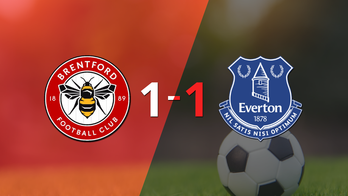 Brentford y Everton se reparten los puntos y empatan 1-1