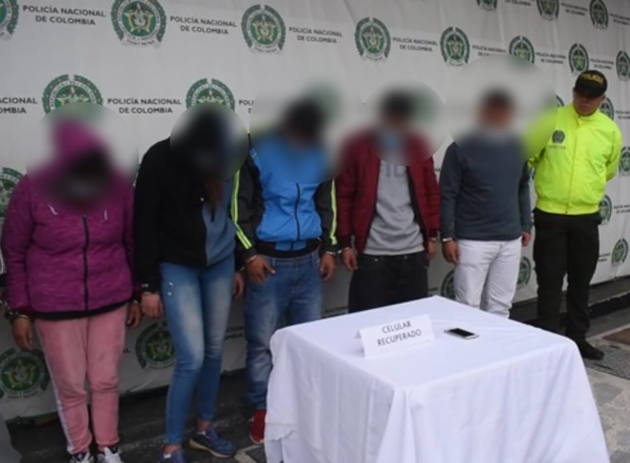 ‌Toda una familia se dedicaba al atraco en Bogotá: cinco fueron capturados por la Policía