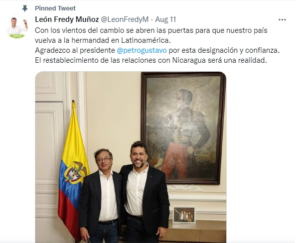 León Fredy Muñoz Embajador Designado En Nicaragua Es Investigado Por