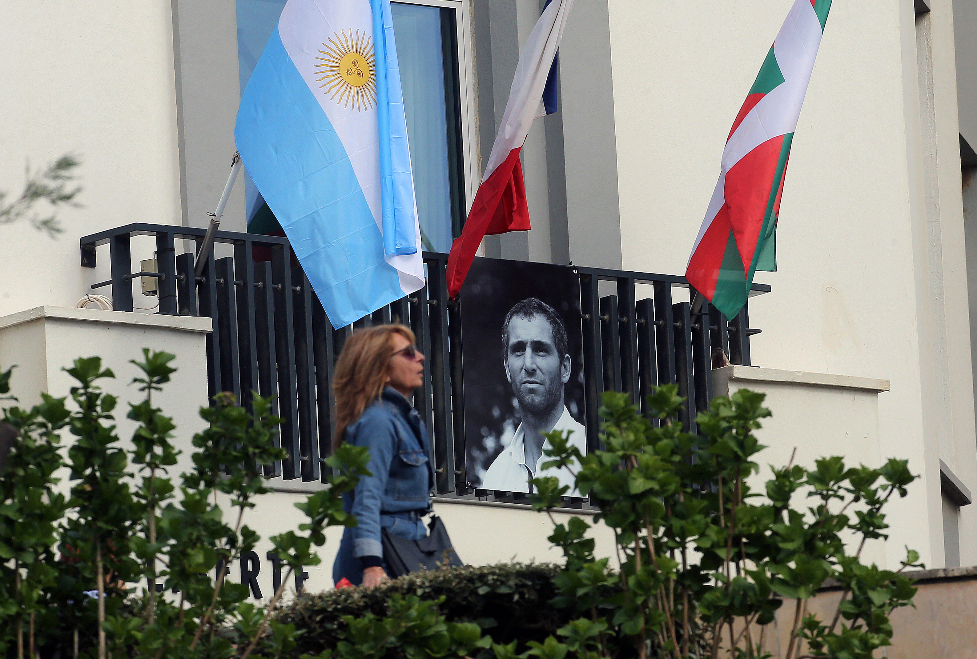 Photo de Federico Martín Aramburu à la mairie de Biarritz (Photo : AP)