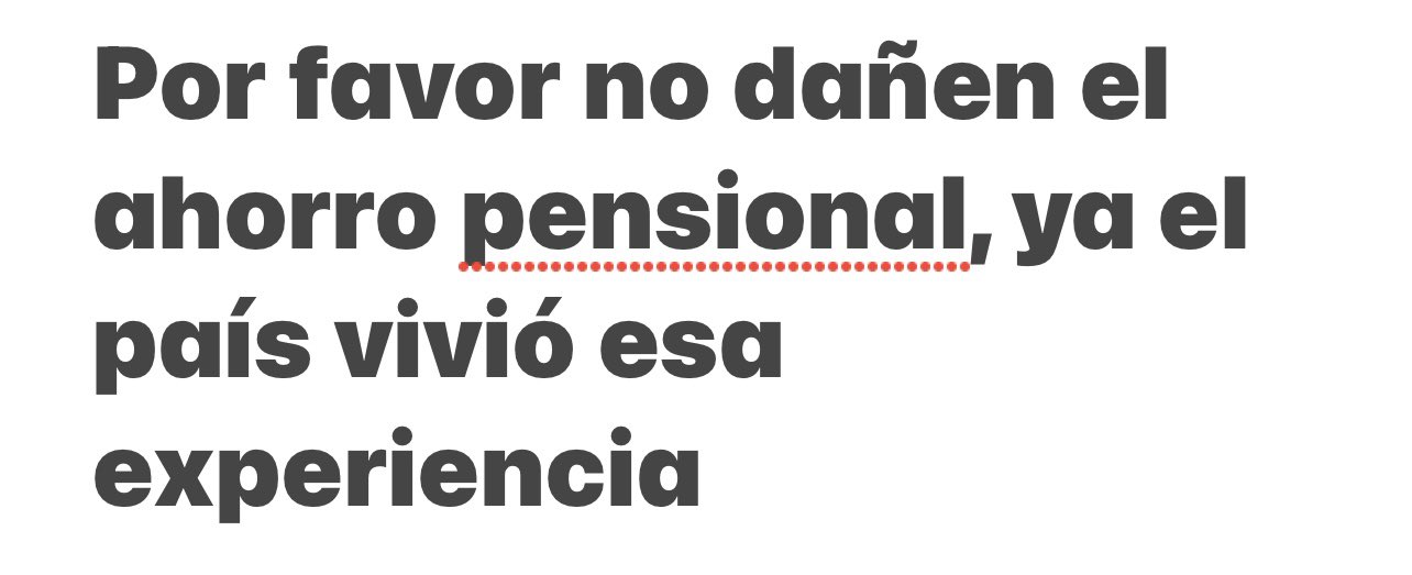 El expresidente pidió que "no se destruya el ahorro pensional".