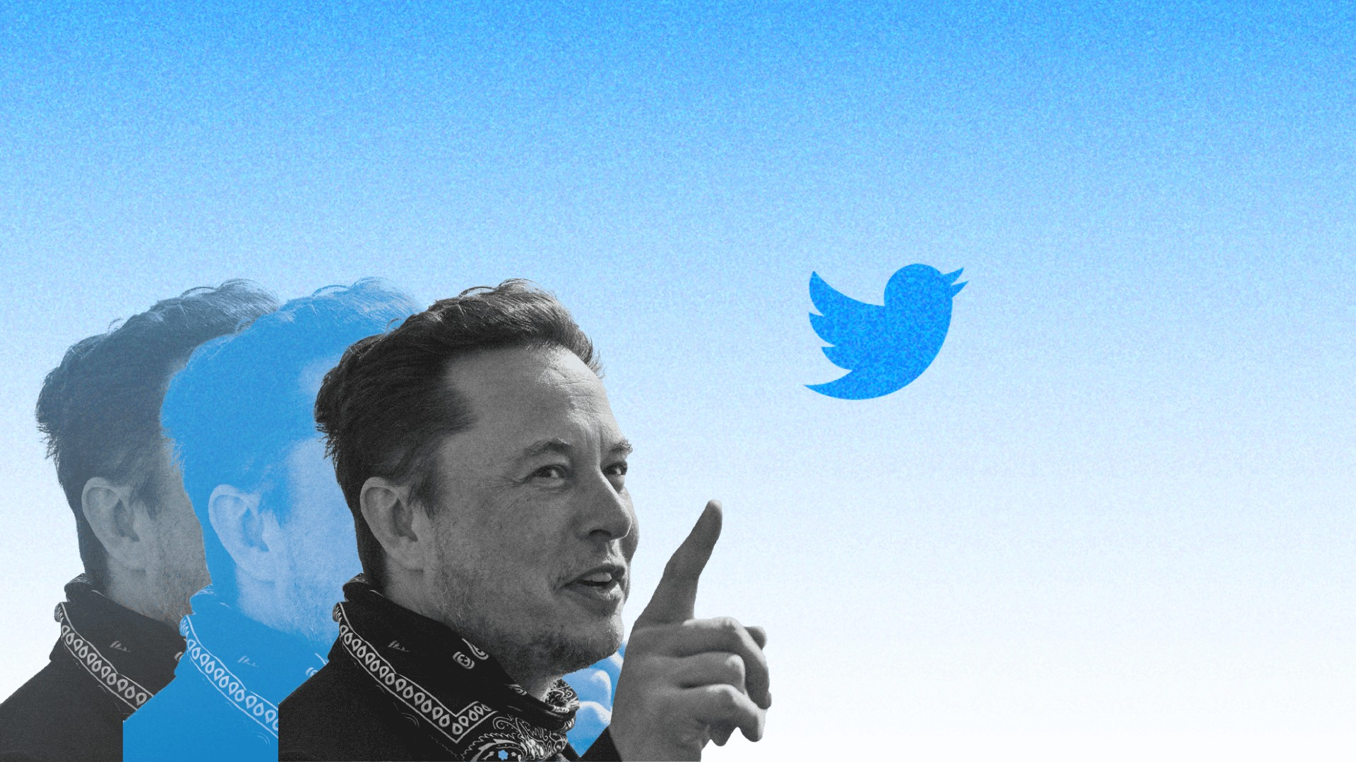 Elon Musk y el logo de Twitter. (foto: cnnespanol.com)