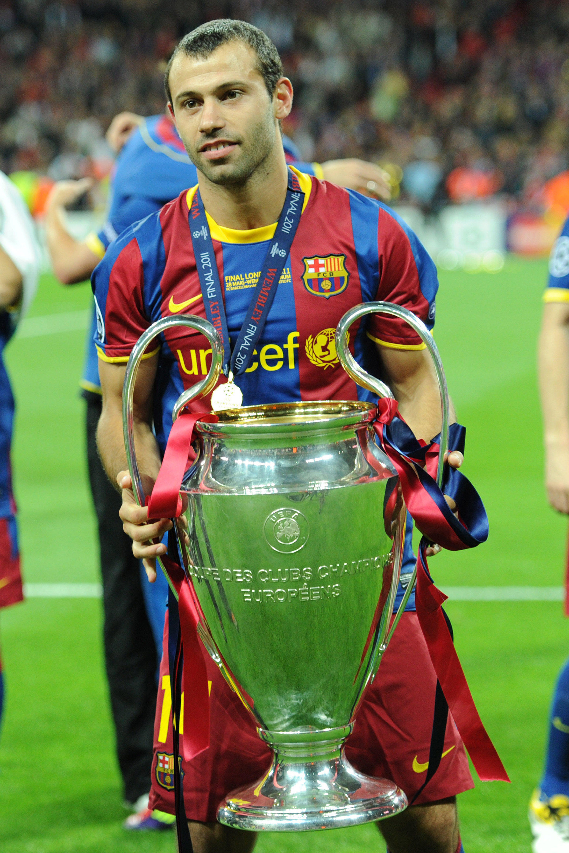 Javier Mascherano levantó una Champions League (Grosby Group)