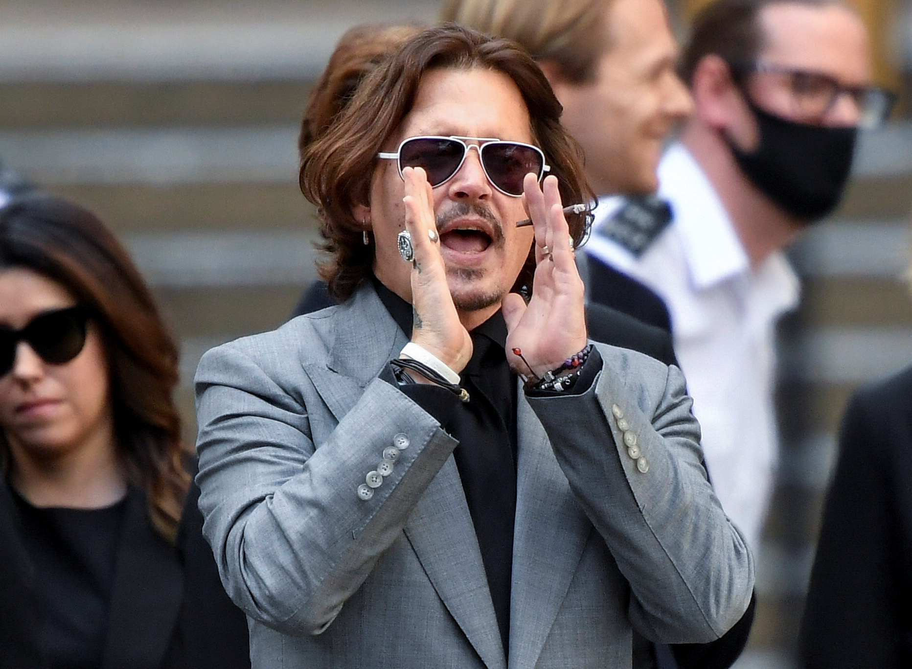 El actor Johnny Depp ha presentado una nueva demanda contra su exesposa. (Crédito/REUTERS/Toby Melville)