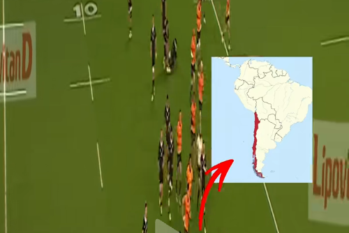 El llamativo video de los All Blacks contra Chile por la superficie de su territorio