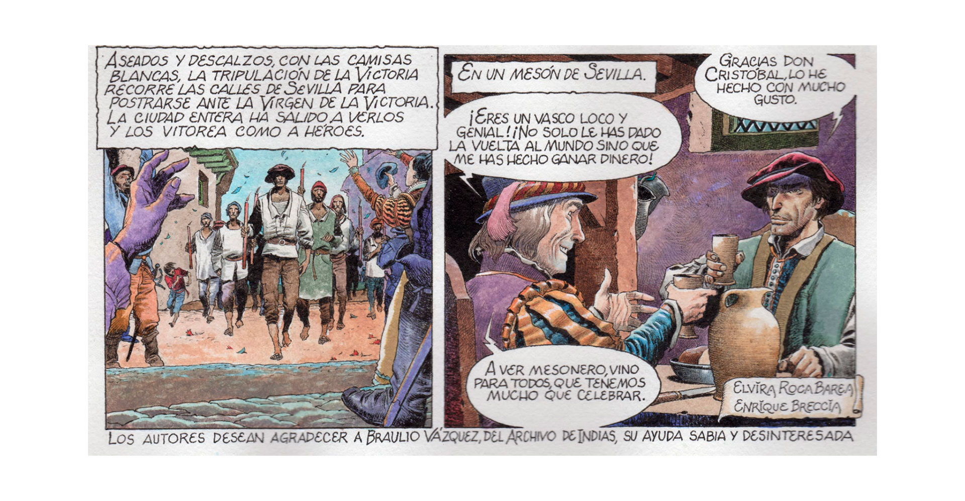 A 500 años de la primera vuelta al mundo: el cómic de un argentino que le rinde tributo a Juan Sebastián Elcano