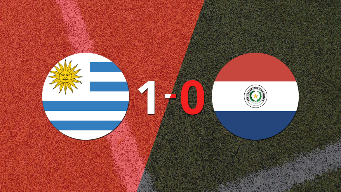 En su casa Uruguay derrotó a Paraguay 1 a 0