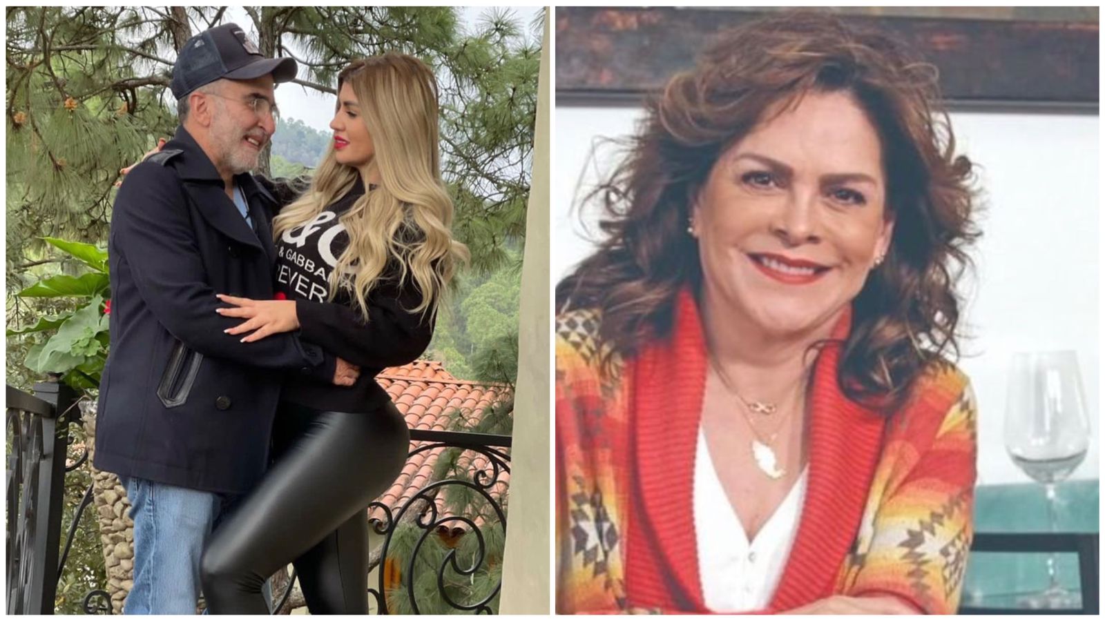 Vicente Fernández Jr. estuvo con su ex esposa, Mara Patricia Castañeda, y su actual novia Mariana González 
(Foto:Instagram/@marapatriciacastañeda/@marianagp01)