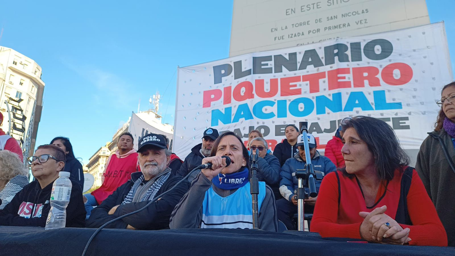 La Unidad Piquetera anunciará el viernes, desde el Obelisco Porteño, la votación de un nuevo plan de lucha el 3 de marzo en Plaza de Mayo