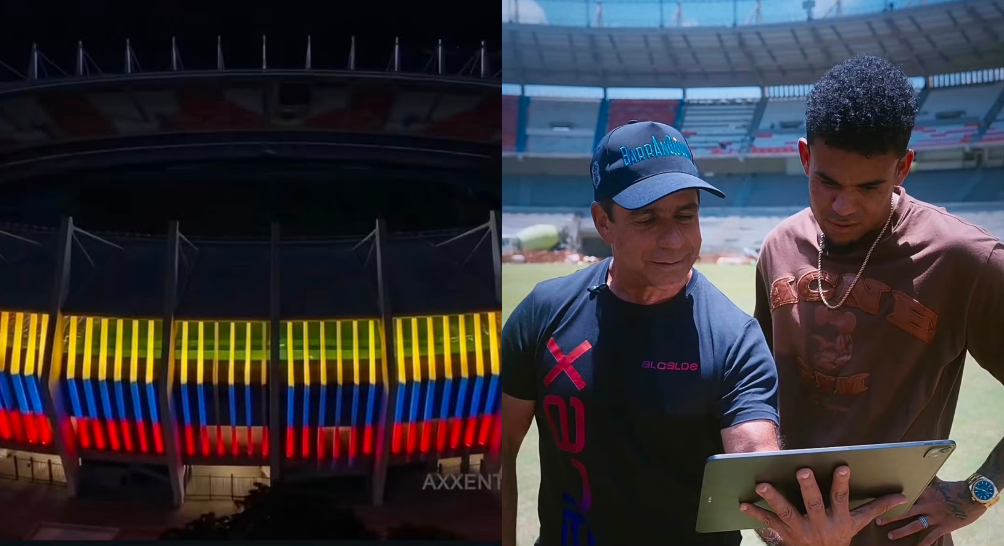 El Metropolitano tendrá una nueva cara y Luis Díaz fue testigo de la sorpresa con 74.000 luces led - Infobae
