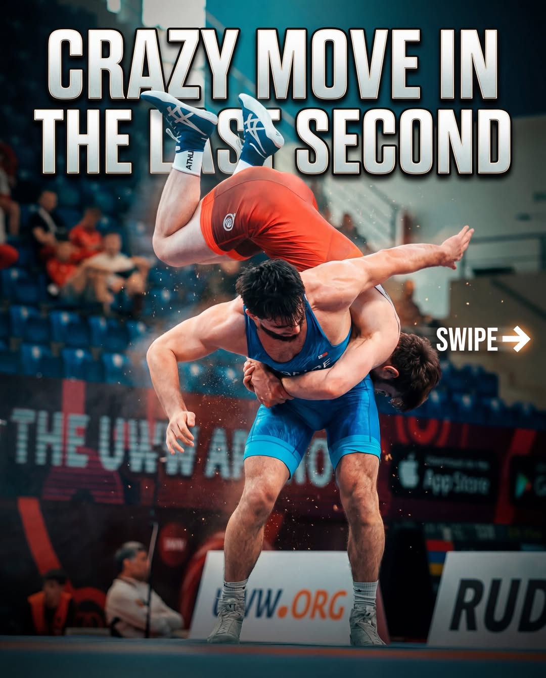 "Ardilla voladora": la espectacular acrobacia de un luchador para ganar una pelea que recorre el mundo