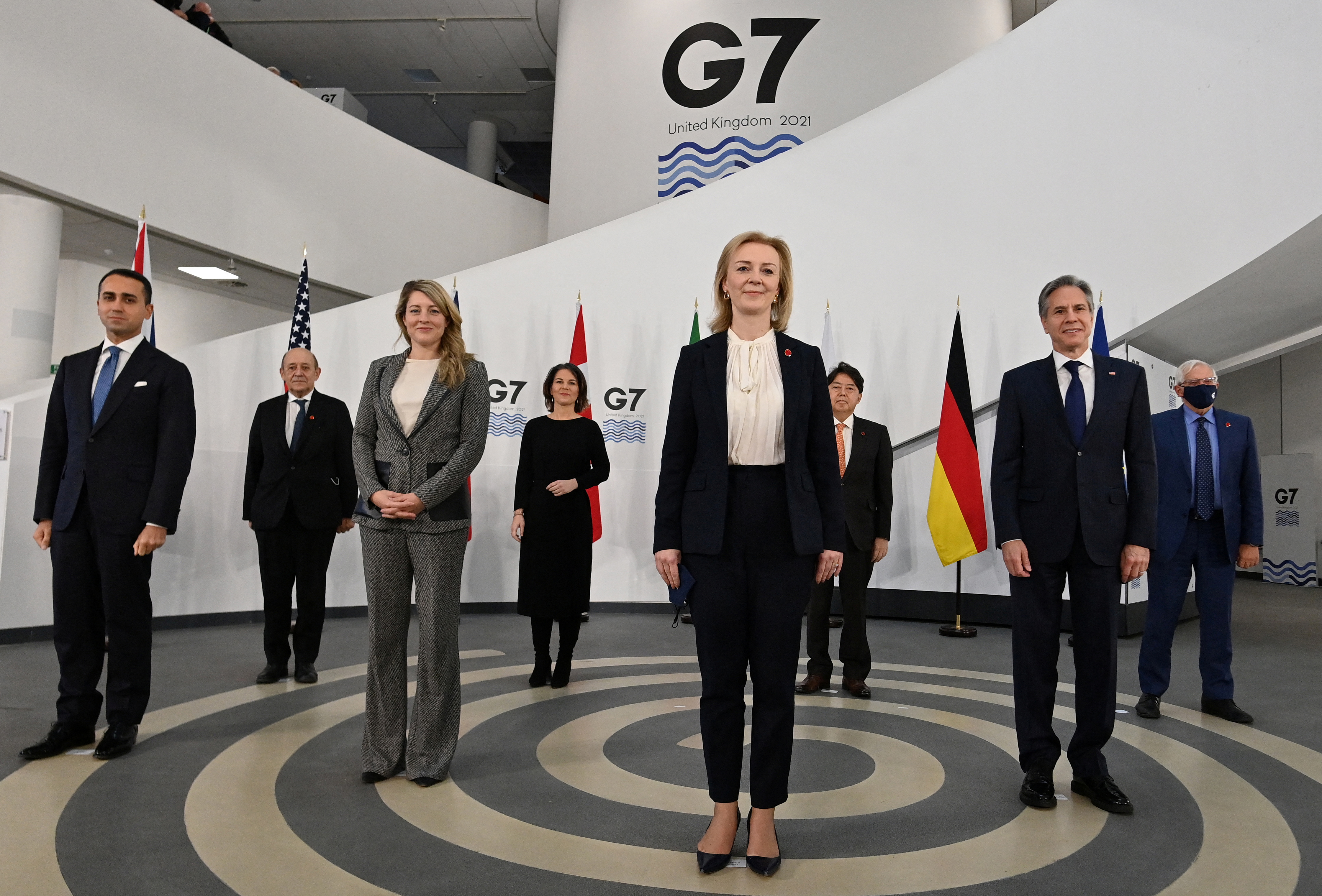 Cumbre de ministros de Asuntos Exteriores y Desarrollo del G7 en Liverpool, Gran Bretaña, el 11 de diciembre de 2021. Paul Ellis/Pool vía REUTERS

