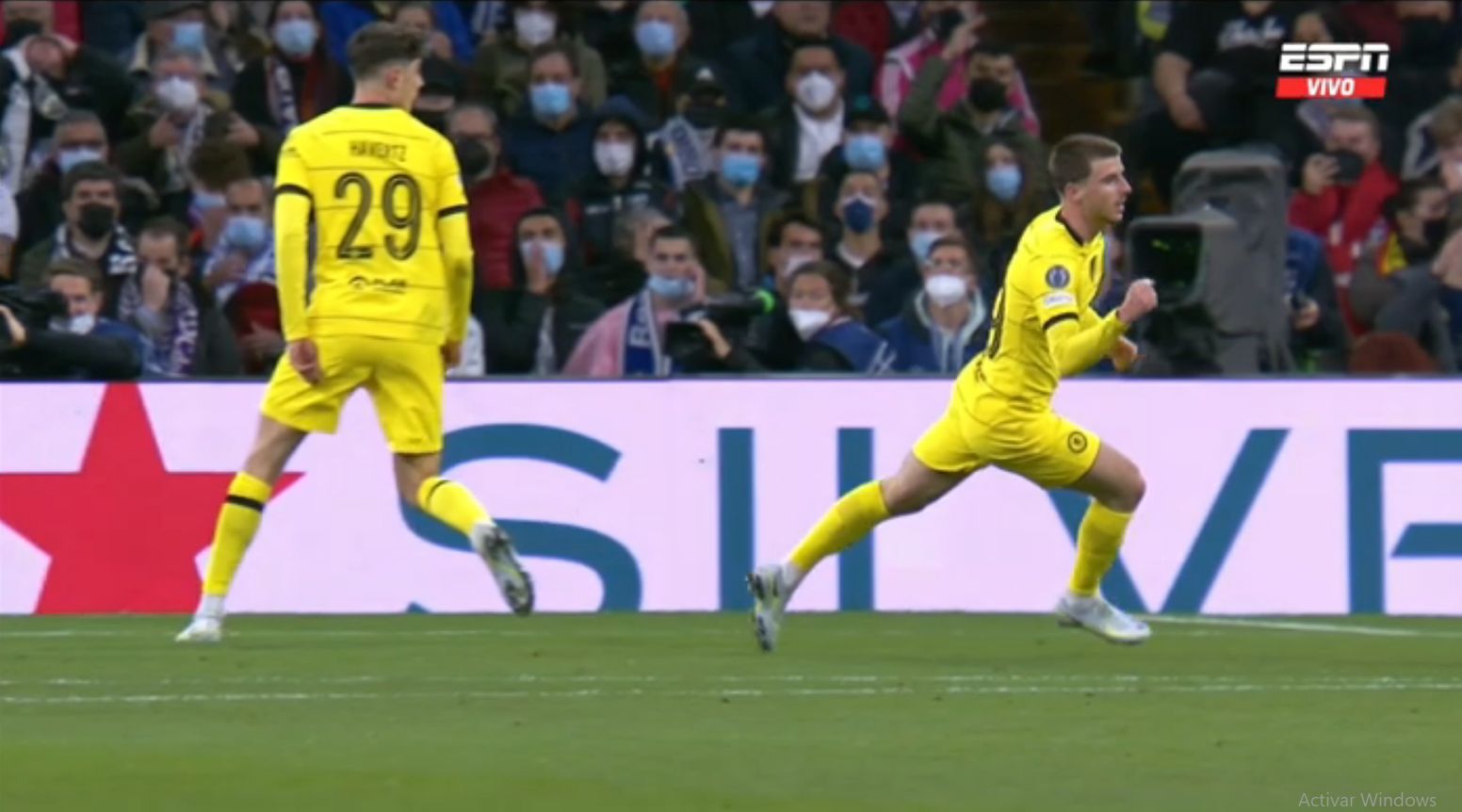 チェルシー チャンピオンズリーグ22のクォーターラップで メイソンマウントがレアル マドリードと1対0でアーリーバードゴール Infobae