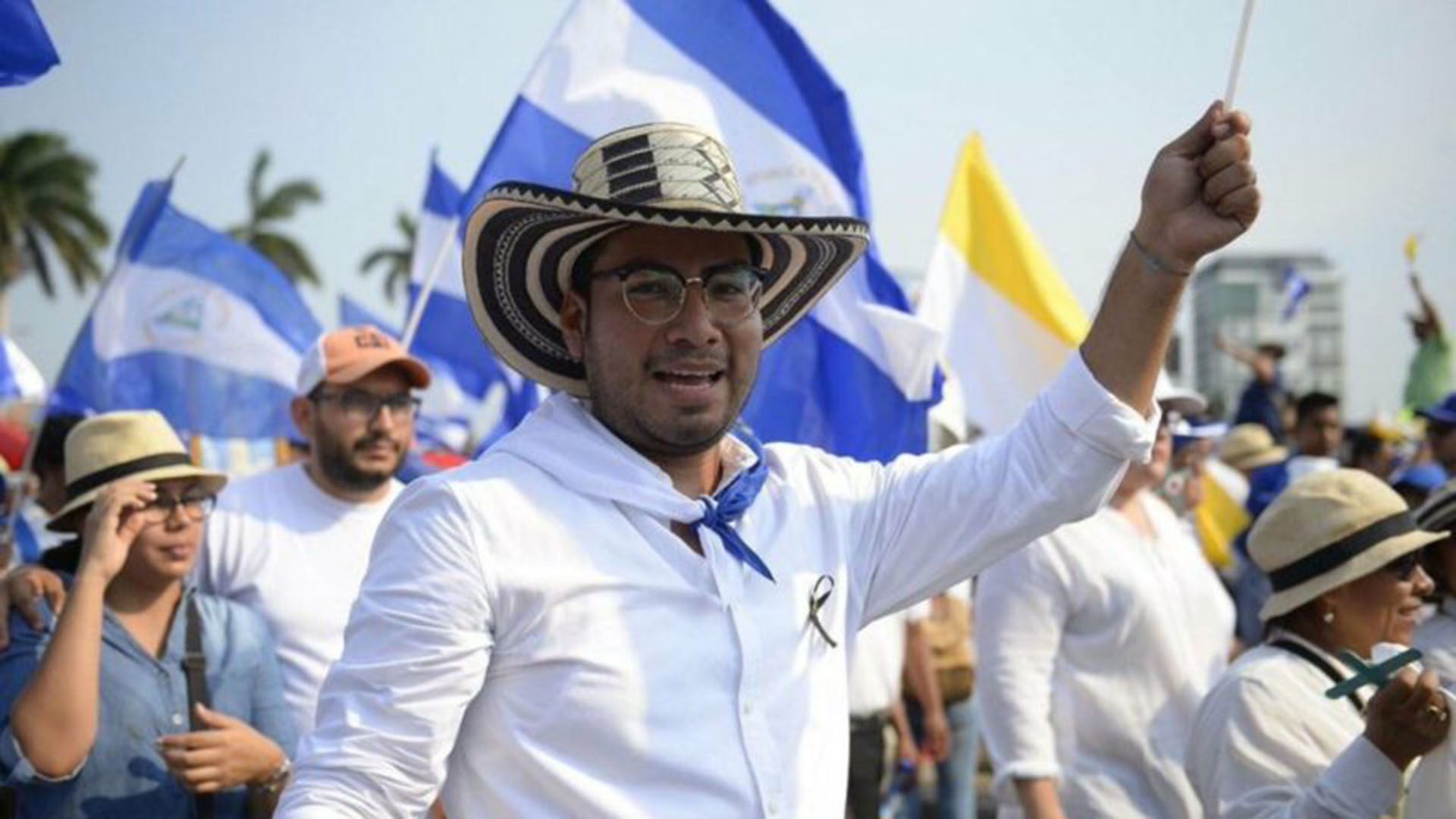 Yubrank Suazo se destacó por participar en las protestas contra el régimen de Daniel Ortega y Rosario Murillo en 2018 (Cortesía)