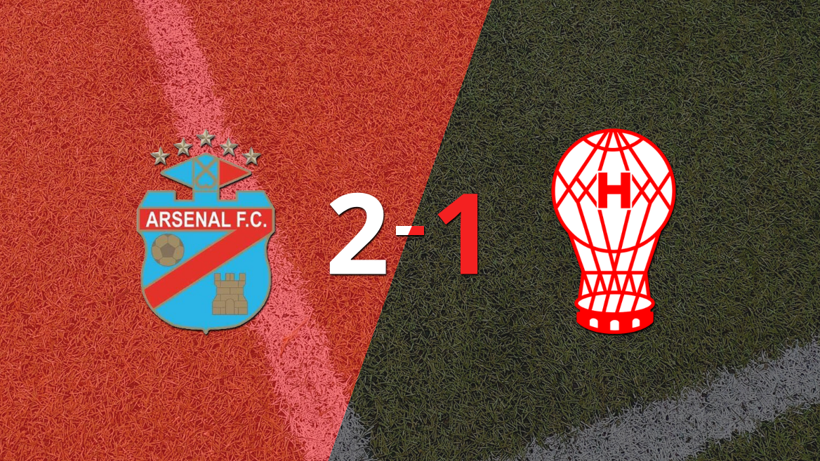 Con la mínima diferencia, Arsenal venció a Huracán por 2 a 1