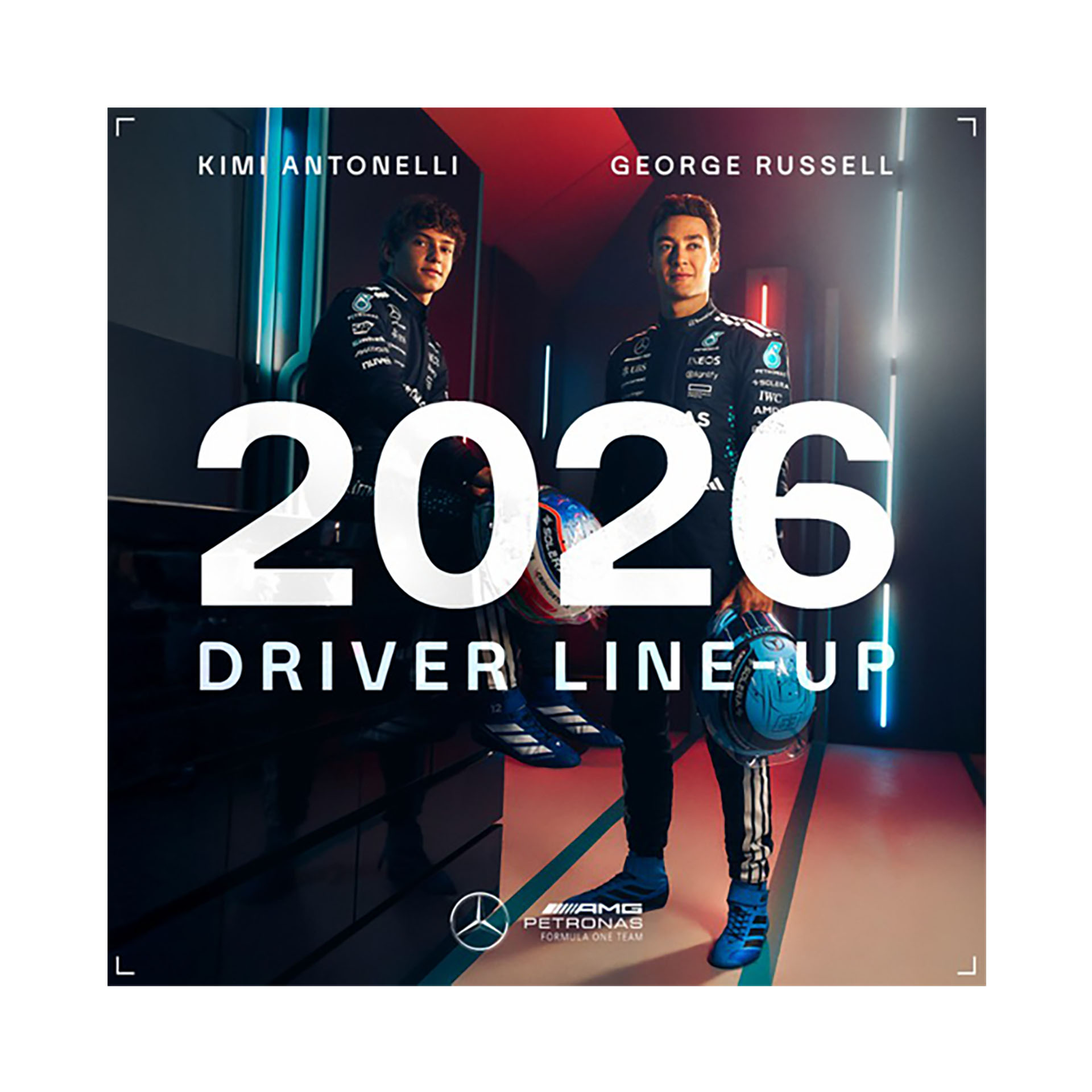 George Russell renovó su contrato y seguirá en Mercedes: cómo quedó el mapa de pilotos en la F1 para 2026 