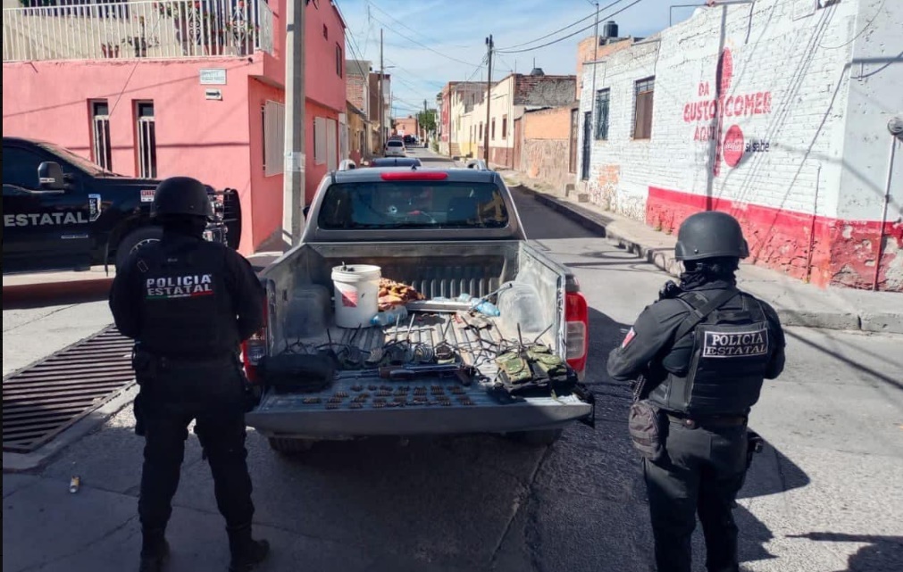 Los elementos de seguridad repelieron la agresión. Foto: @Jalisco_Rojo