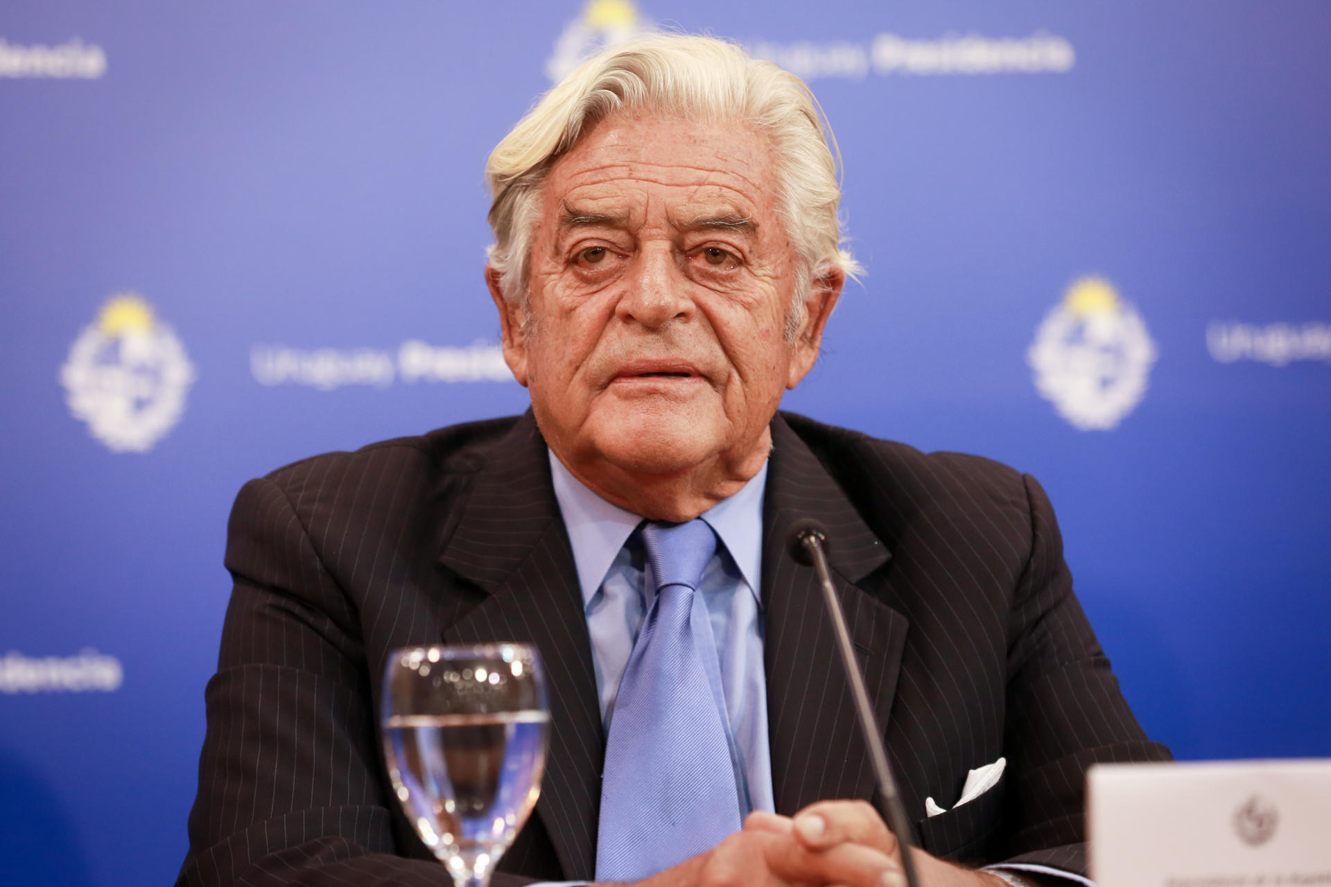 El ex jefe de Estado Luis Lacalle Herrera (EFE/Alex Gutiérrez Páez)