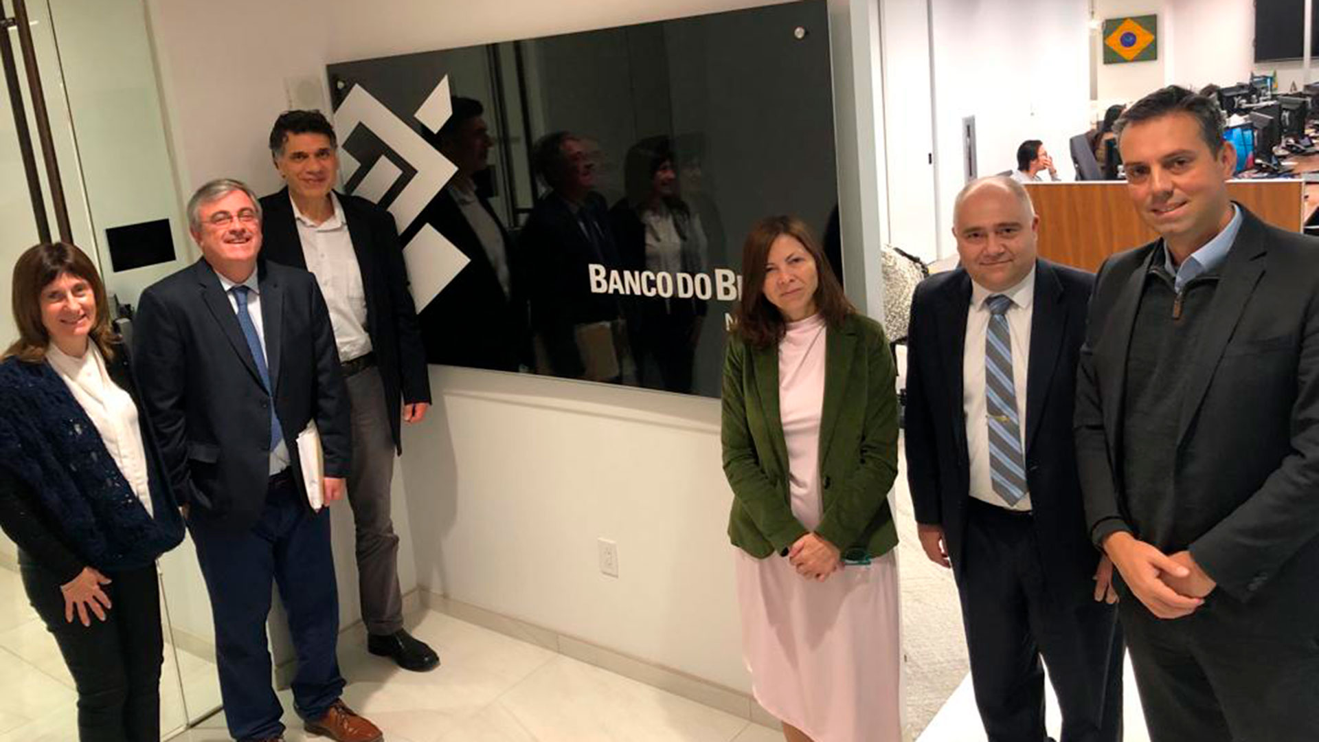 Batakis hoy en NYC con ejecutivos del Banco de Brasil