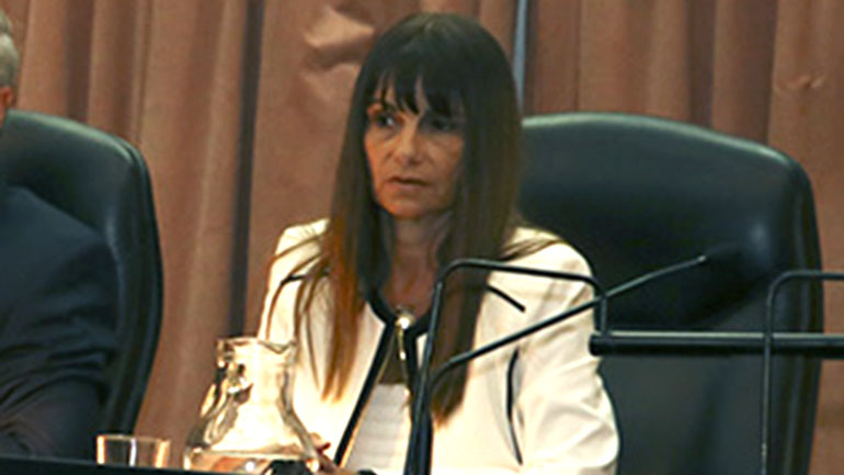 La jueza Adriana Palliotti