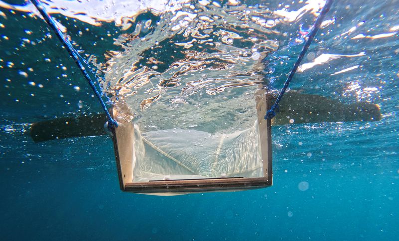 "El hecho de que Melosira lleve microplásticos directamente al fondo ayuda a explicar por qué medimos cantidades más altas de contaminantes debajo del borde del hielo”, contó uno de los expertos
 REUTERS/Albert Gea