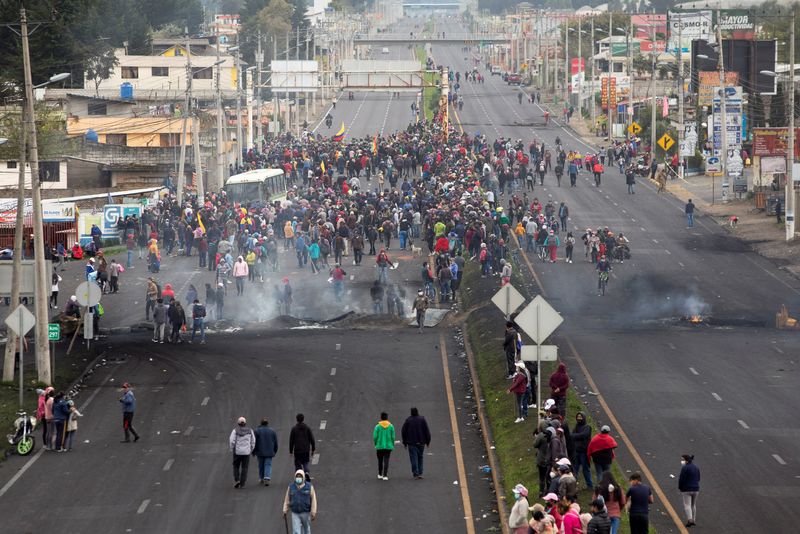 Las protestas indígenas en Ecuador dejaron pérdidas de hasta 100 millones de dólares