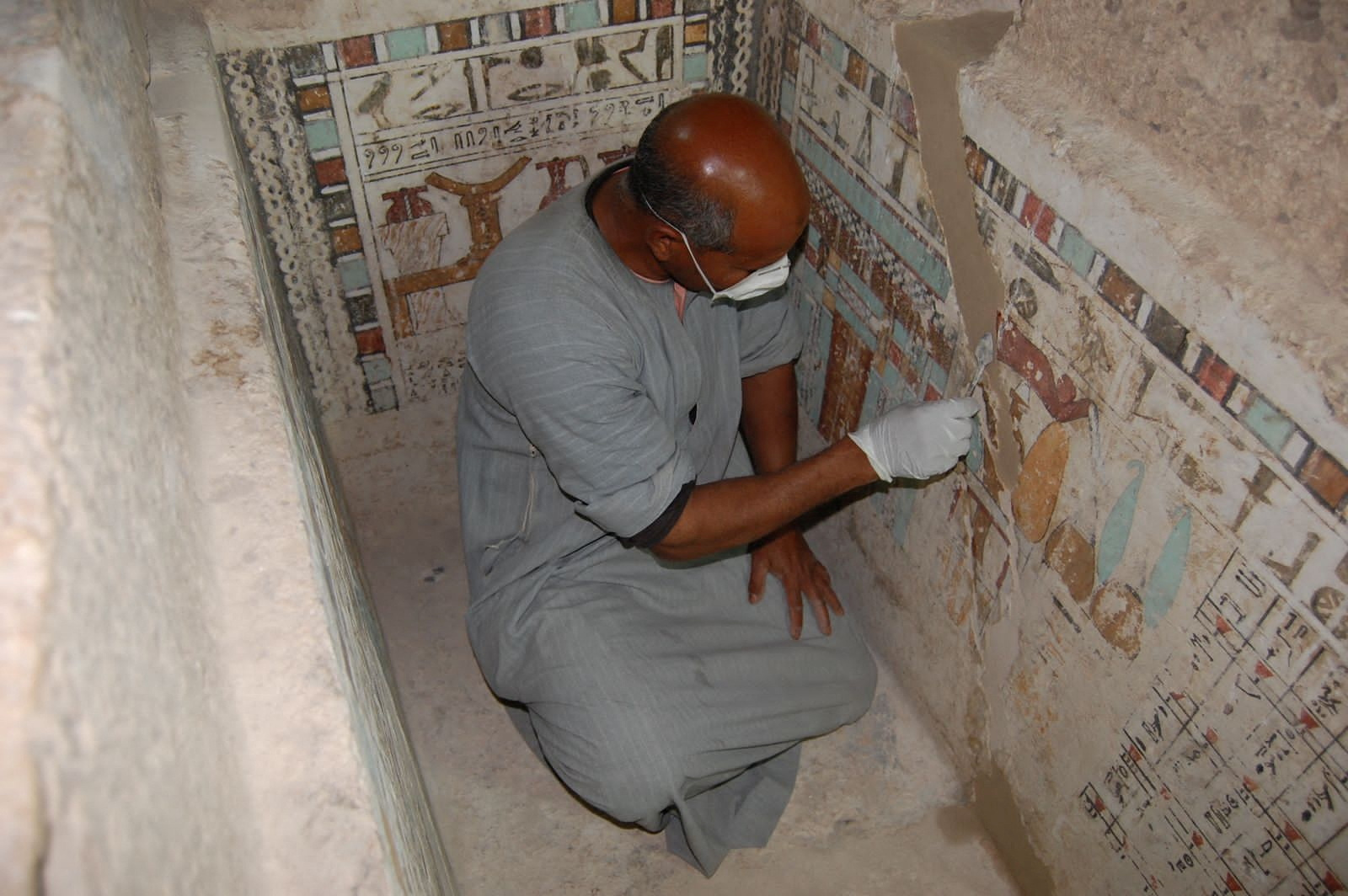 Este es el primer sitio de un período tan temprano en el oeste de Tebas que se hace accesible a los visitantes (The Egyptian Ministry of Antiquities/Handout via REUTERS)