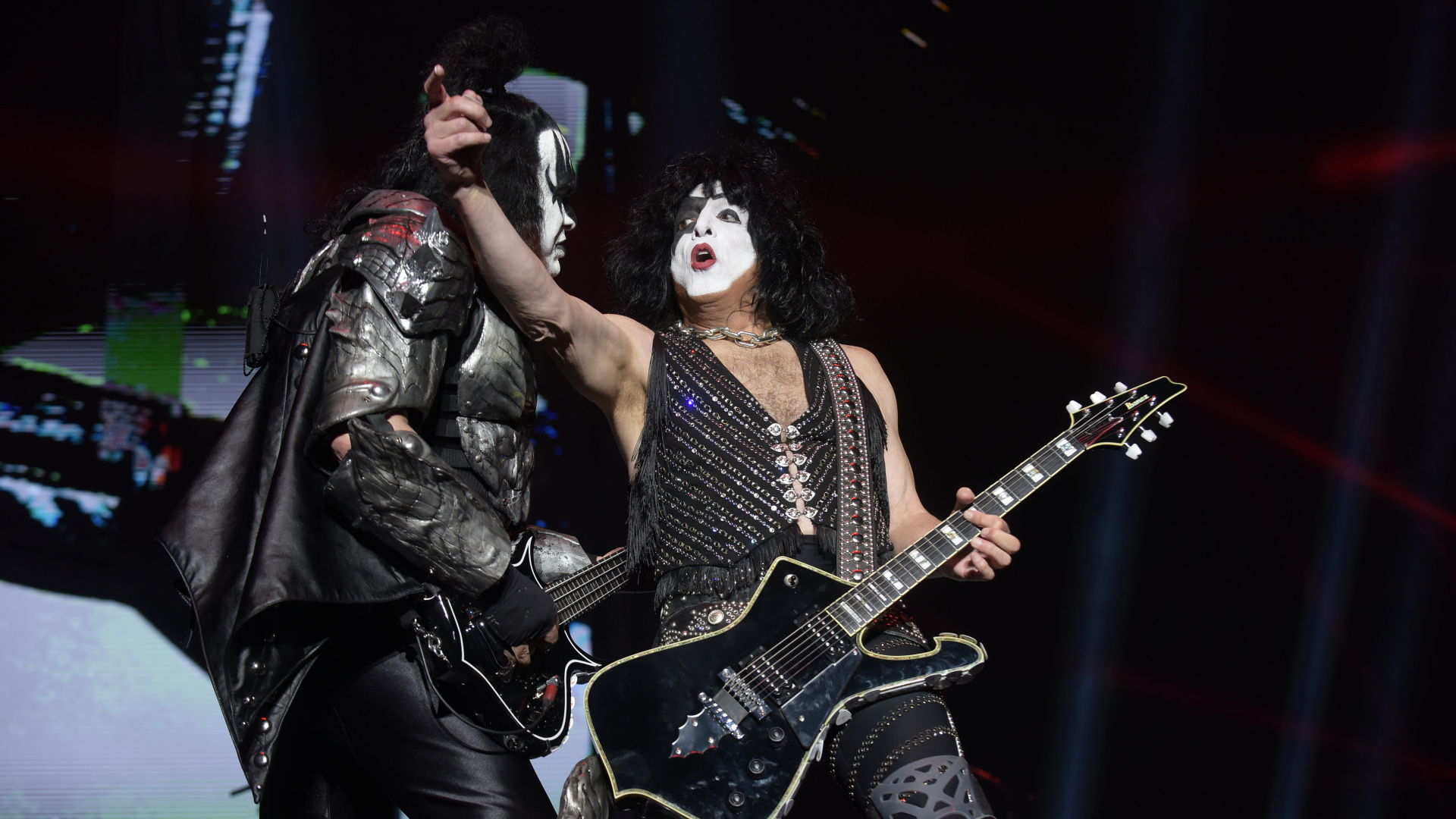 Gene Simmons and Paul Stanley, from Kiss (Photos: Gustavo Gavotti)