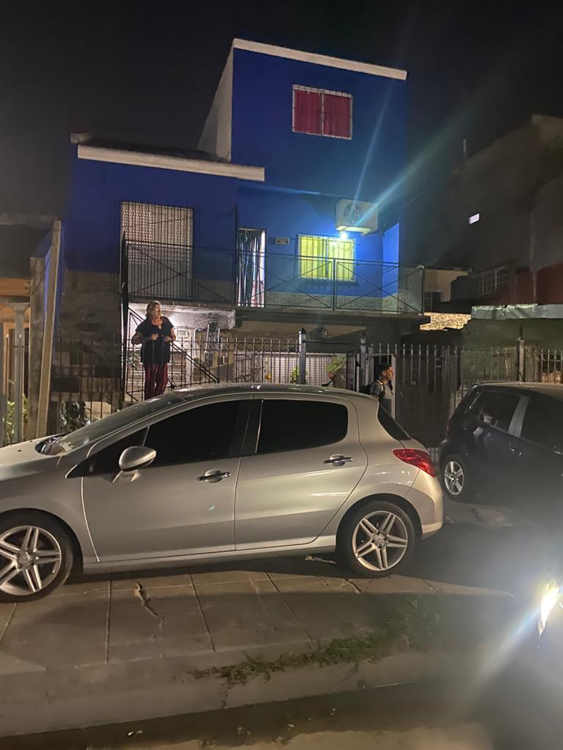 La vivienda desde donde cometían las estafas