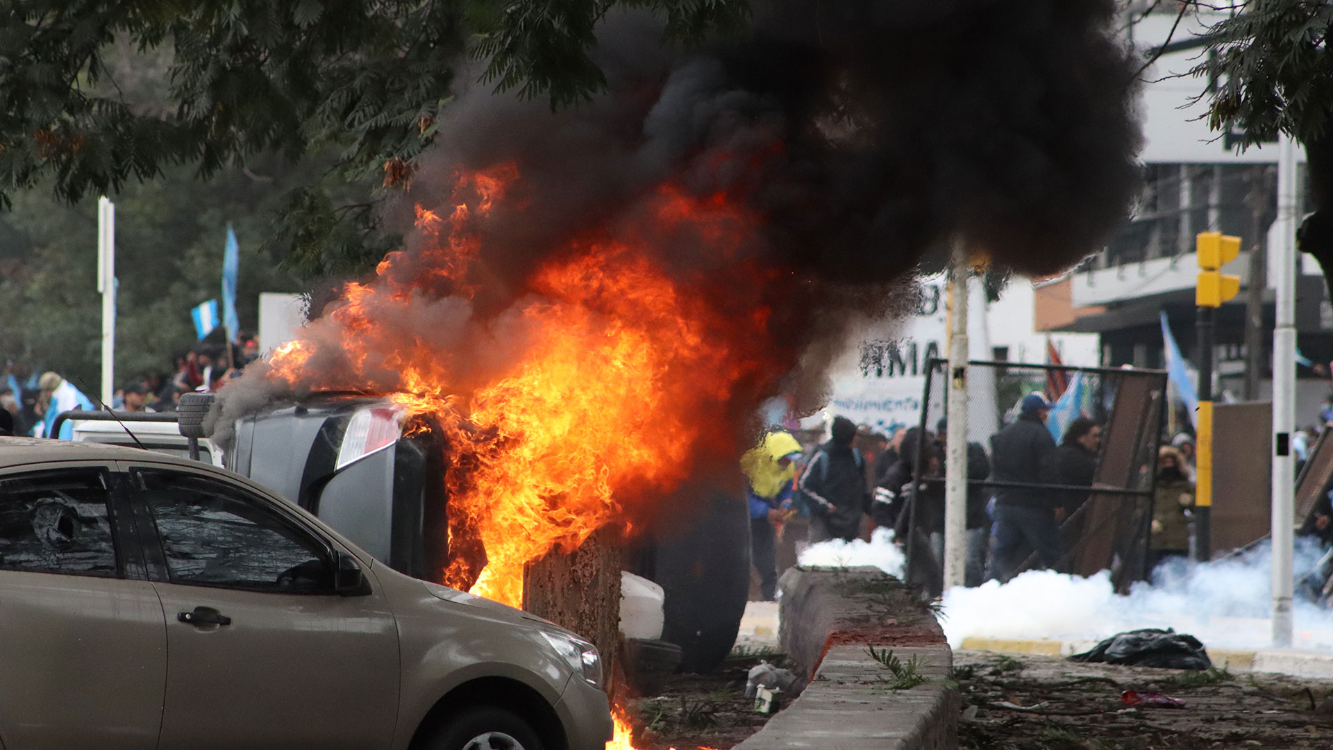 Los graves incidentes registrados ayer en Jujuy (Mariano Cicero)