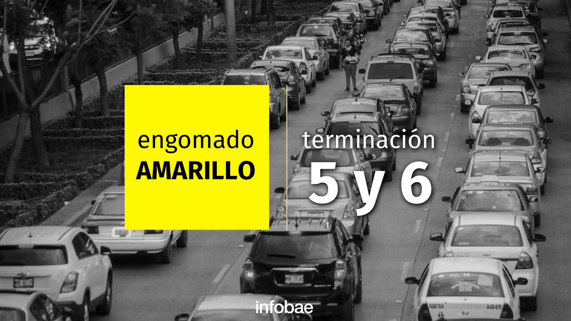 El Hoy No Circula aplica en la Ciudad de México y en el Estado de México; tiene un horario de 5:00 a 22:00 horas. (Jovani Pérez/Infobae)