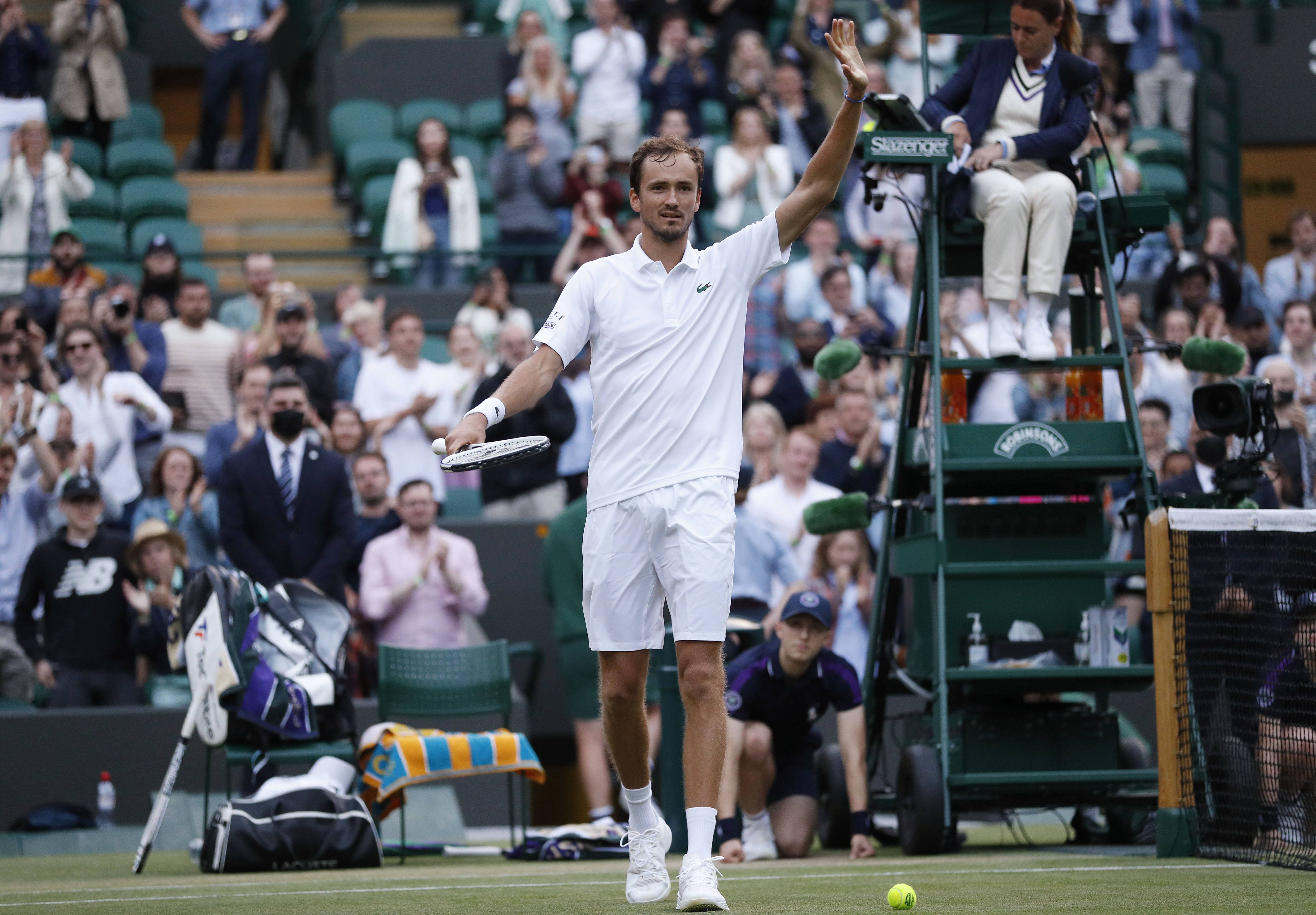 Return to the grass: Wimbledon lifted the ban on Russian and Belarusian tennis players.