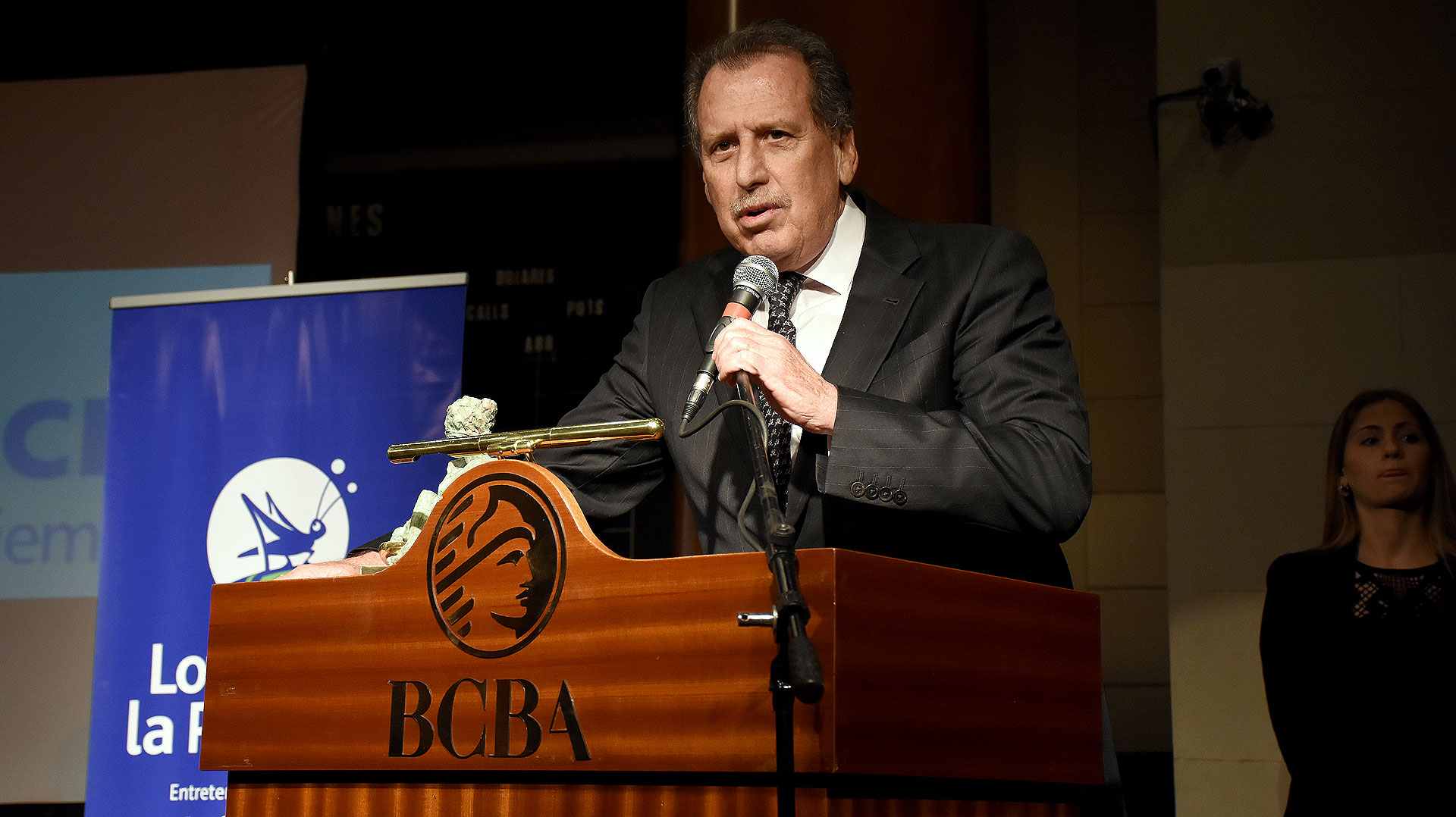 El empresario recibió una distinción en la entrega de los Premios Fortuna, cuya ceremonia se llevó a cabo en la Bolsa de Comercio de Buenos Aires (Nicolás Stulberg)