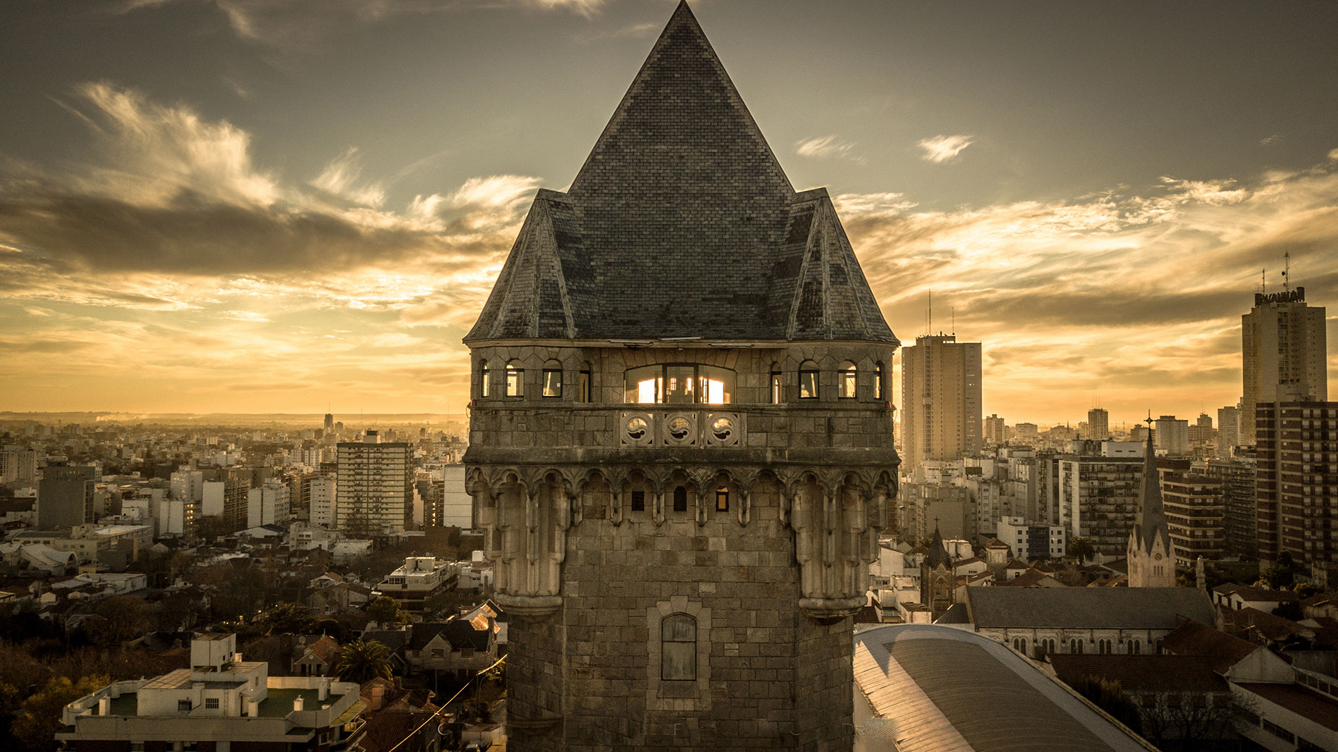 La llamada "Torre Tanque" se puede visitar en los meses de verano: ofrece una panorámica única de la ciudad (Christian Heit)