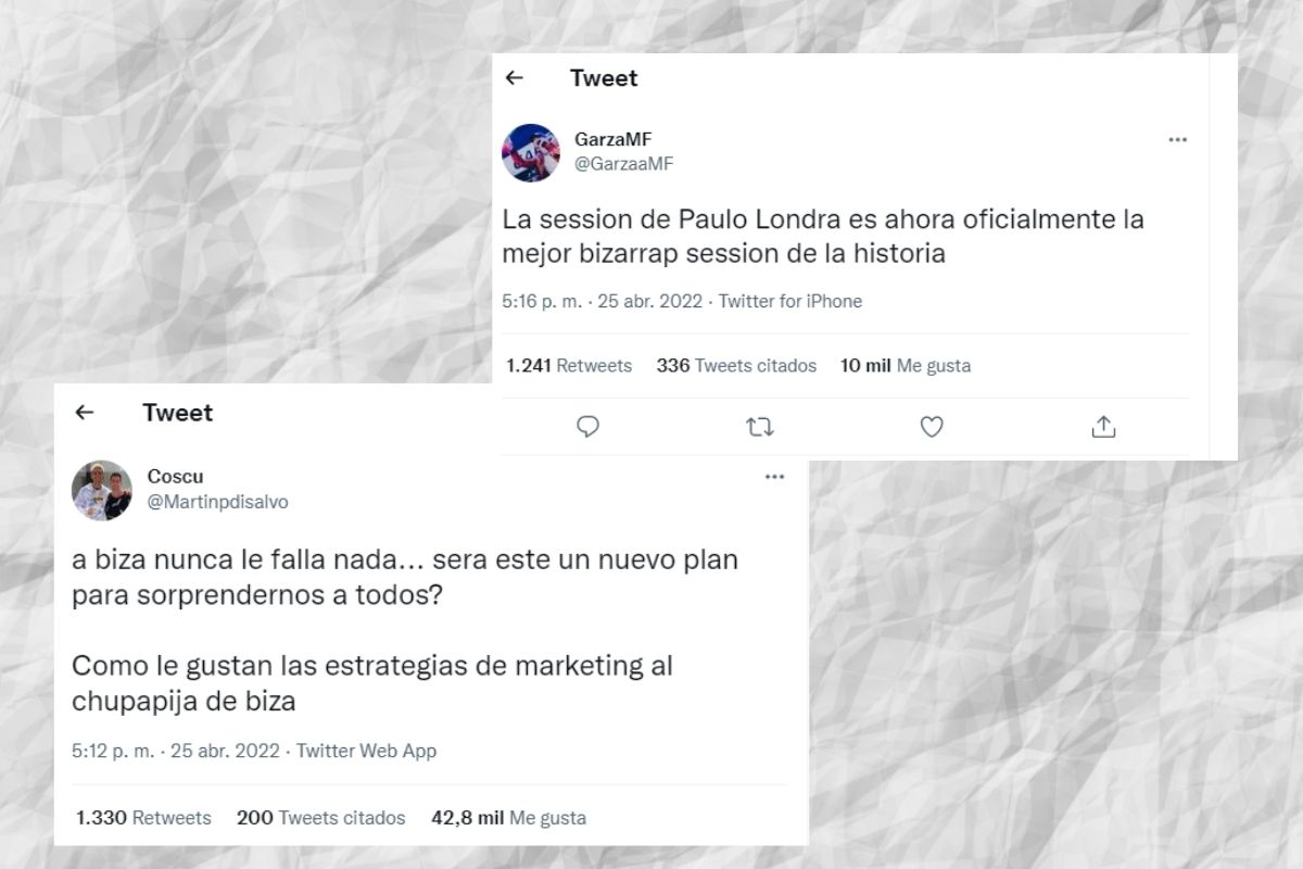 Twitter: reacciones a la session de Paulo Londra con Bizarrap.