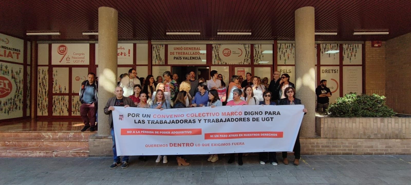 Los trabajadores de UGT se organizan para denunciar su convenio al Ministerio de Trabajo